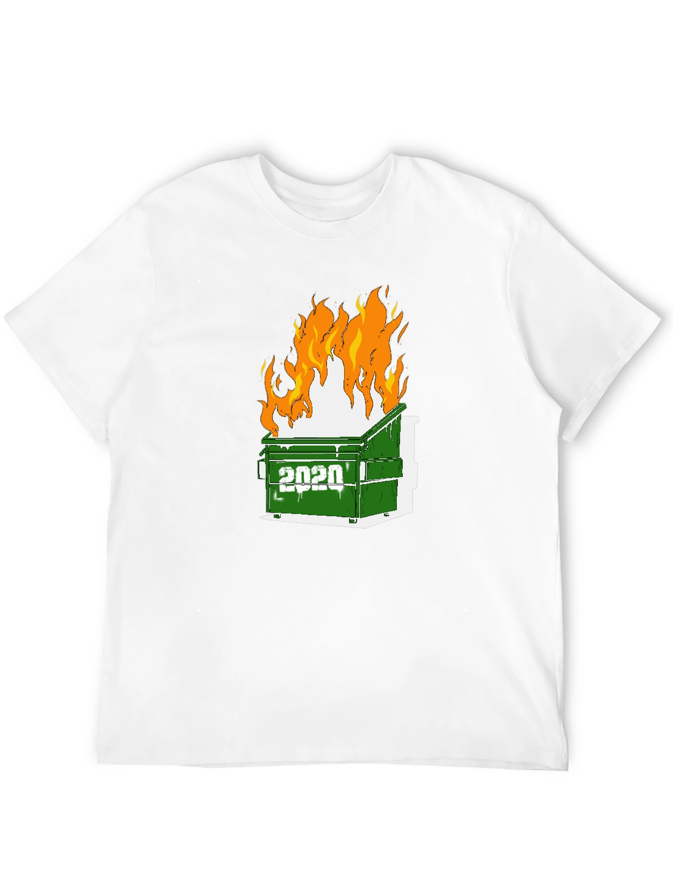 2020 Dumpster Fire Graphic Tee - Unisex Black T-Shirt