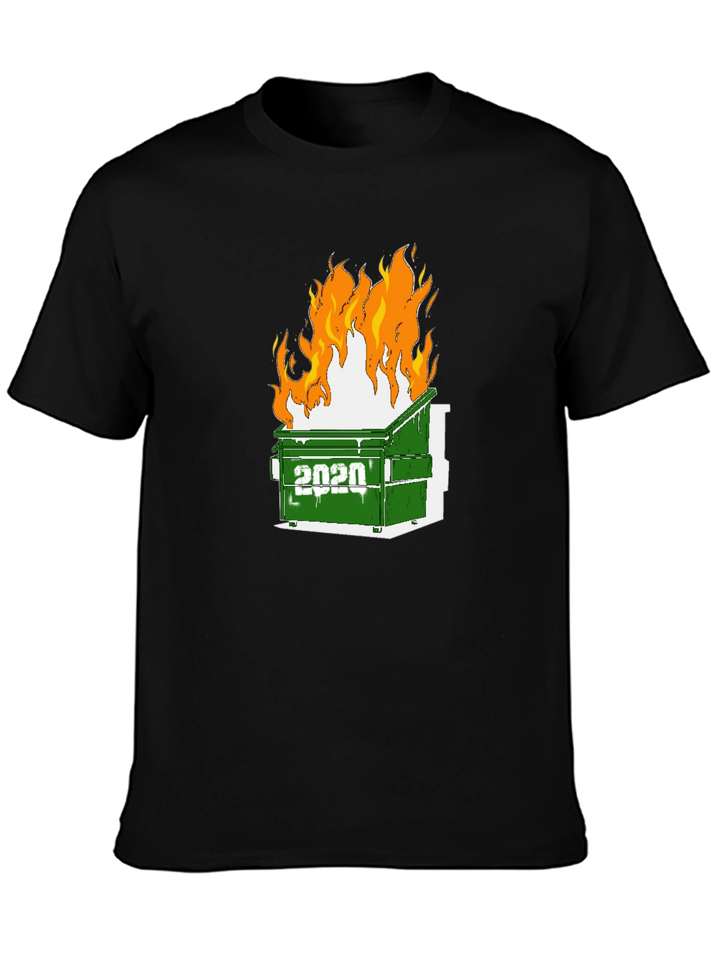 2020 Dumpster Fire Graphic Tee - Unisex Black T-Shirt