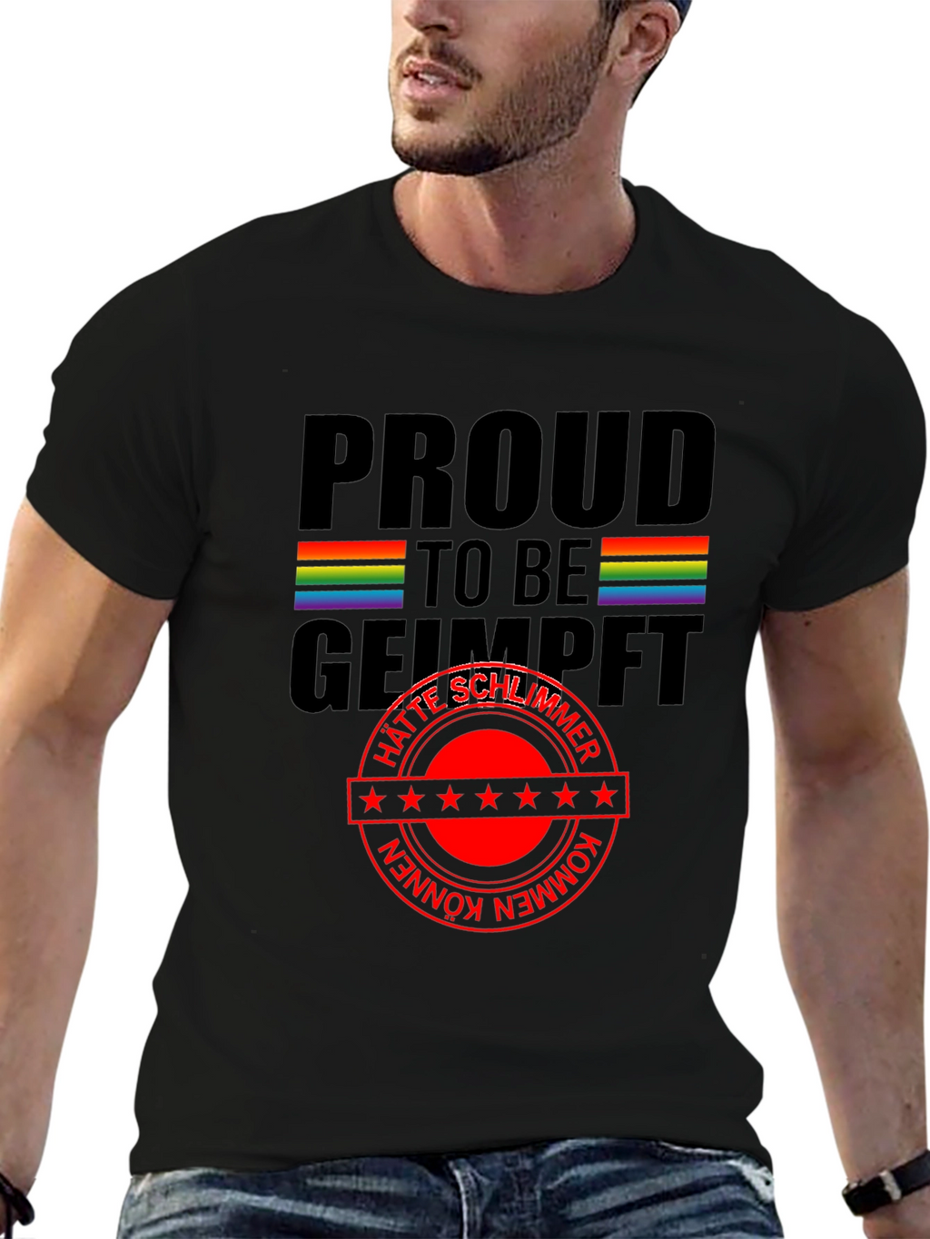 Proud to be Geimpft T-Shirt