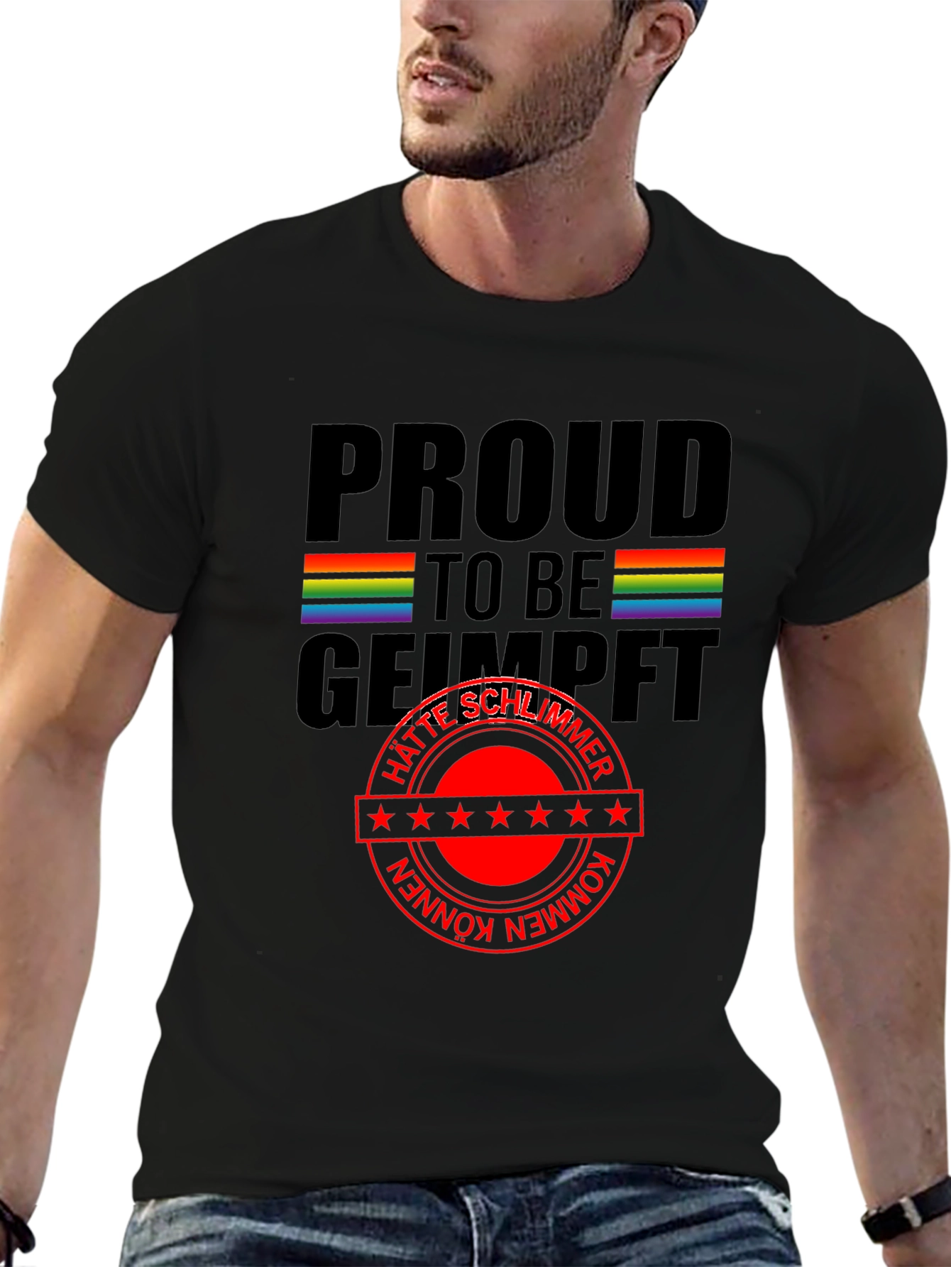 Proud to be Geimpft T-Shirt