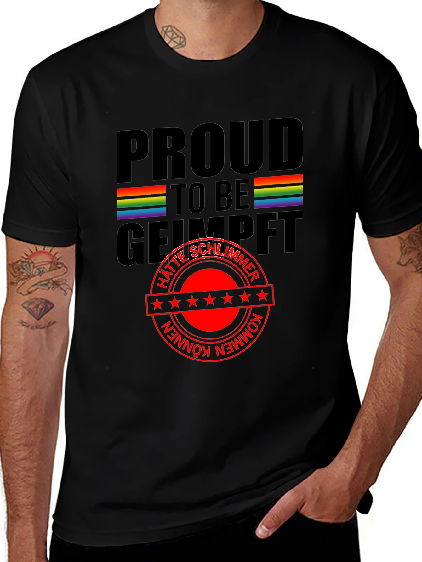 Proud to be Geimpft T-Shirt