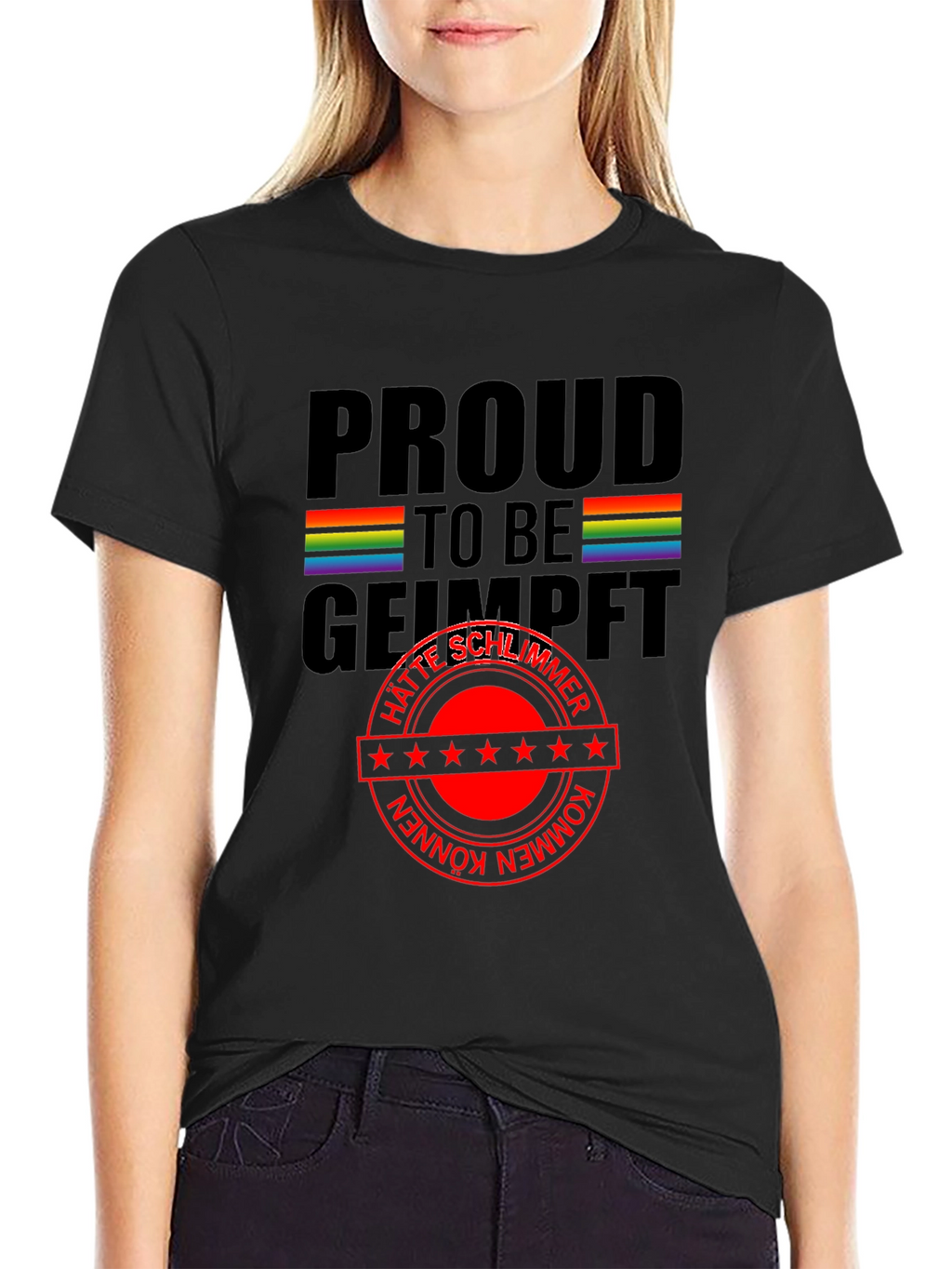 Proud to be Geimpft T-Shirt