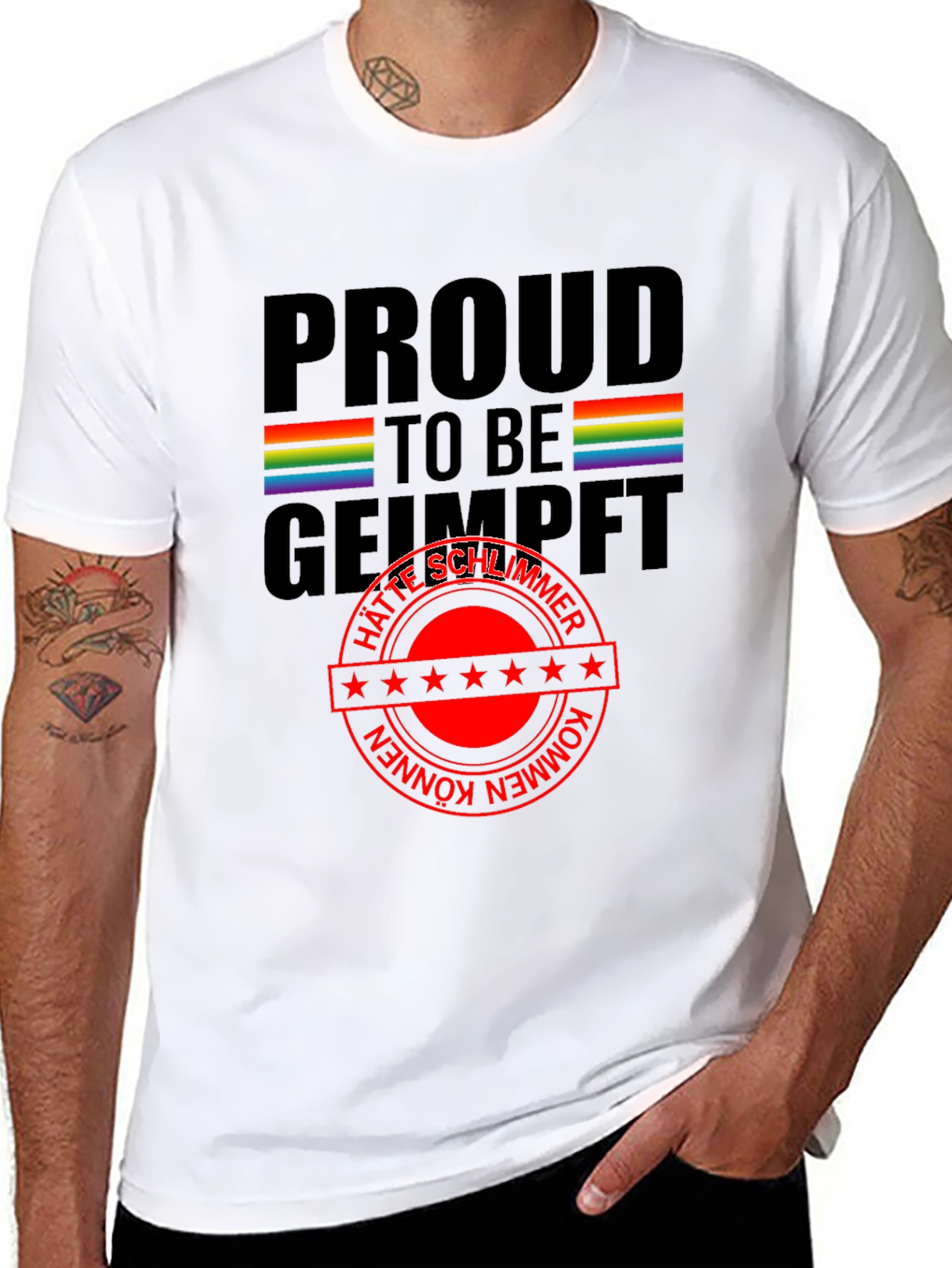 Proud to be Geimpft T-Shirt