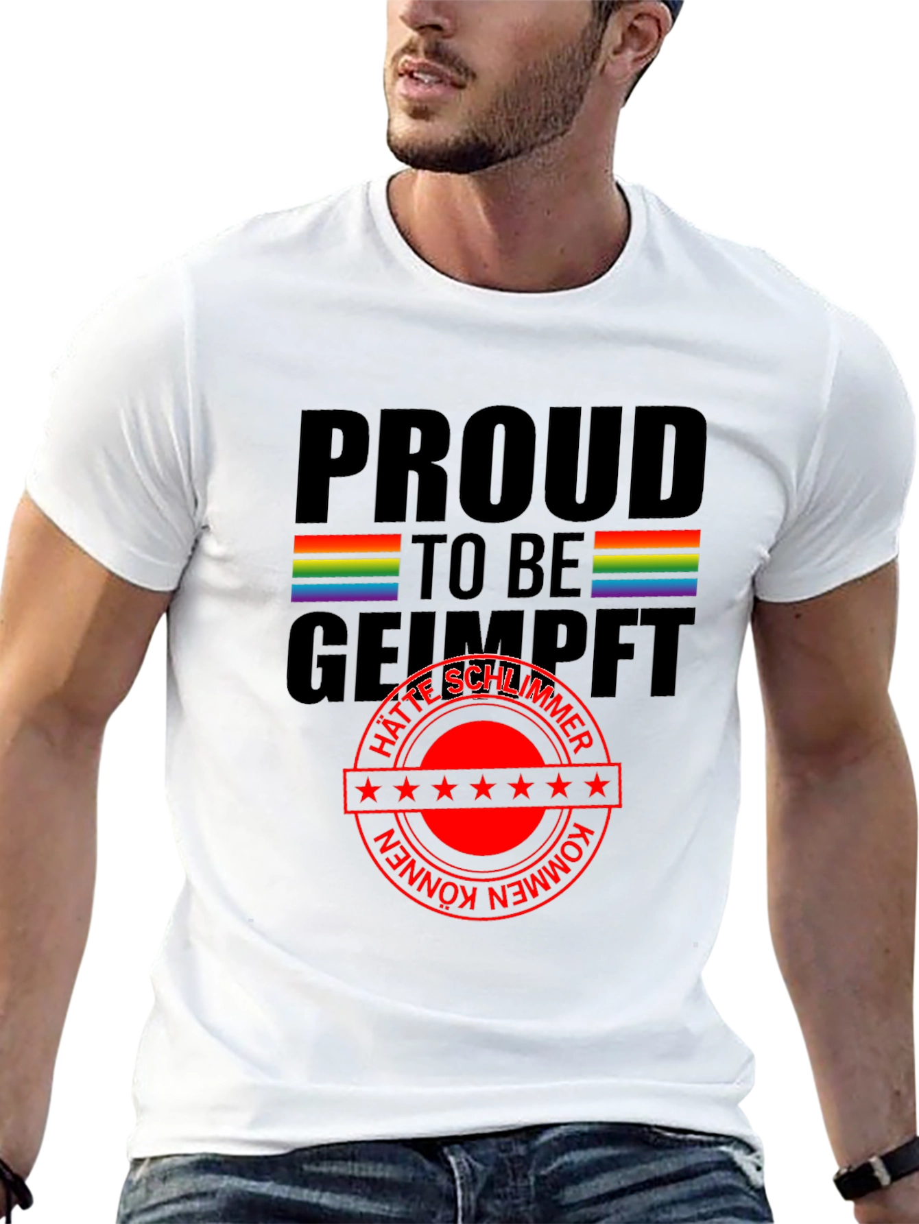 Proud to be Geimpft T-Shirt