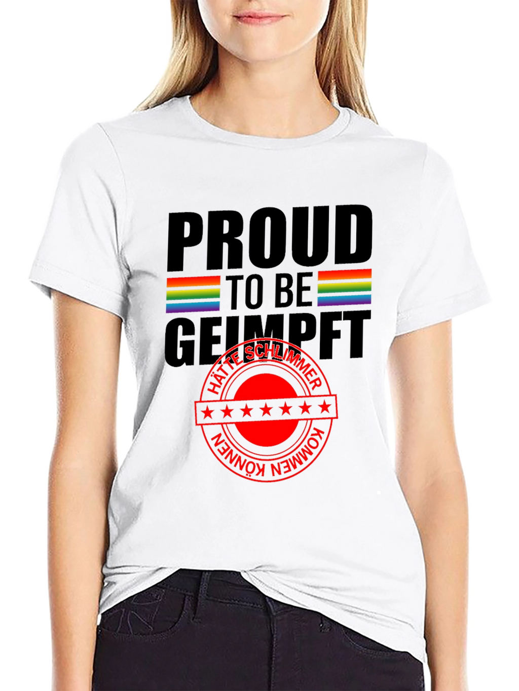 Proud to be Geimpft T-Shirt
