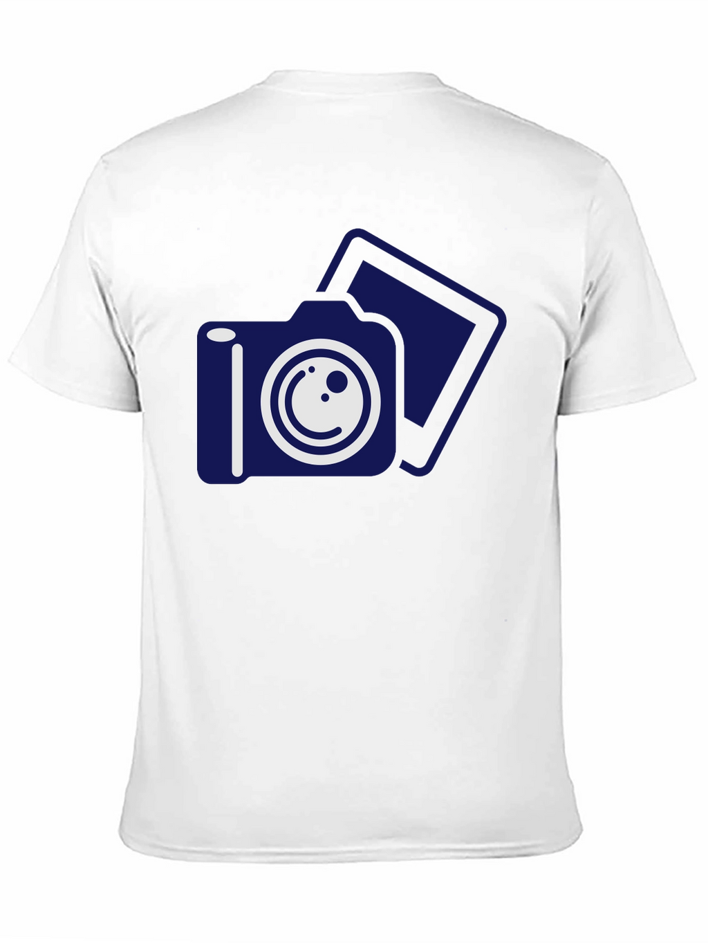 Camera Graphic Print Black T-Shirt