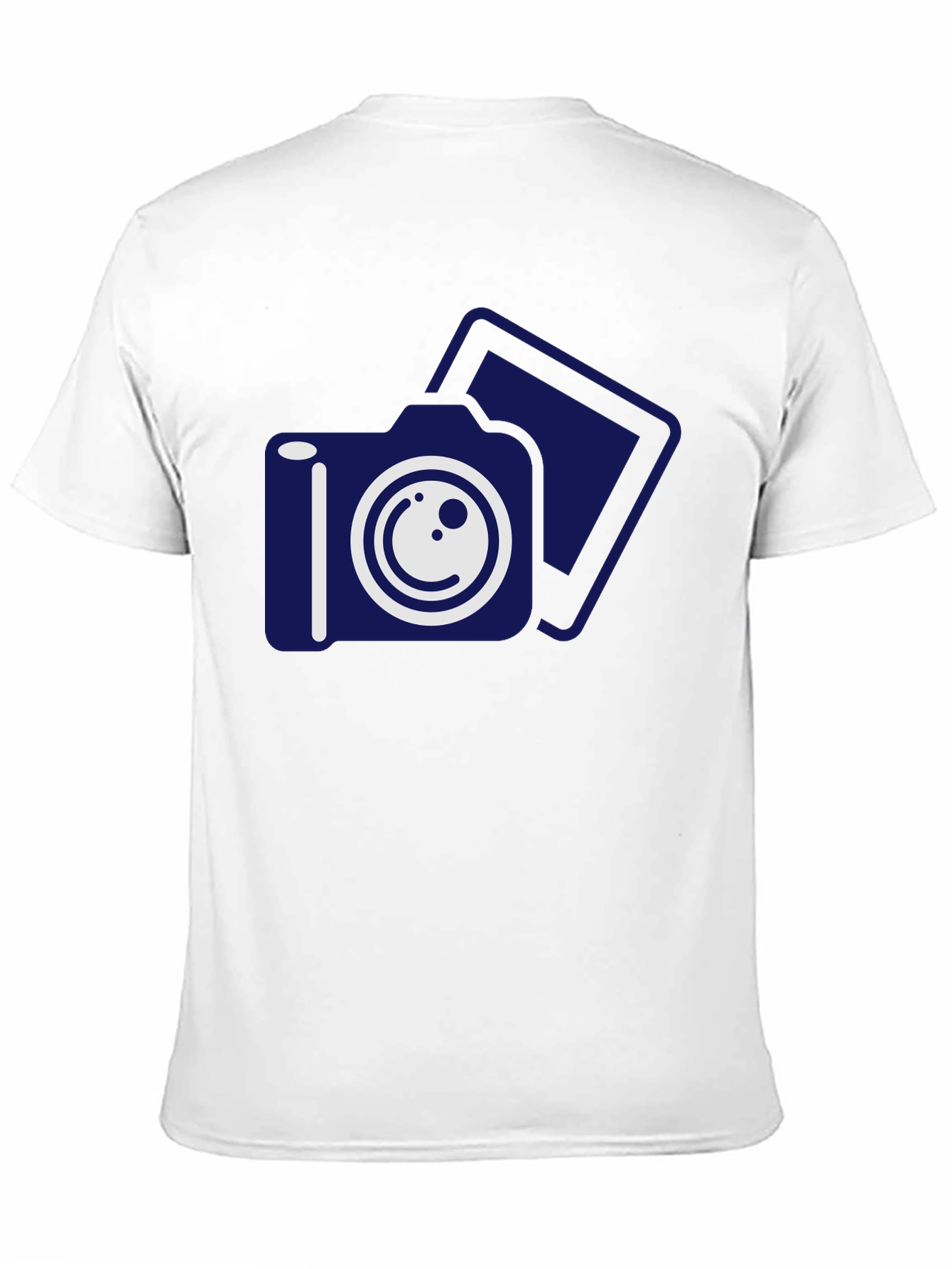 Camera Graphic Print Black T-Shirt