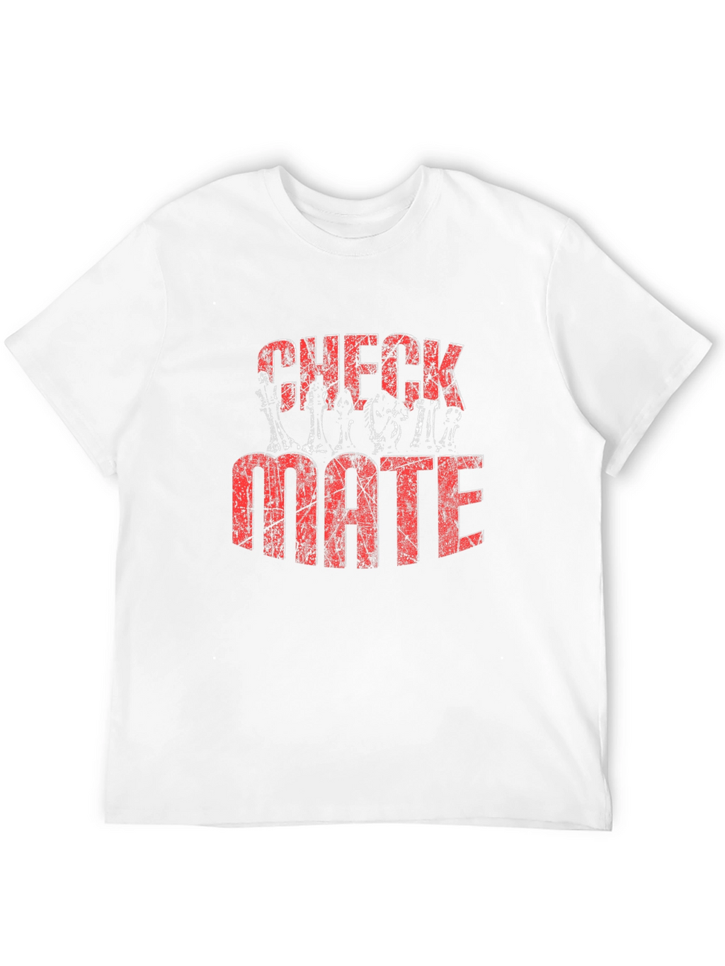Checkmate Graphic Print Black T-Shirt
