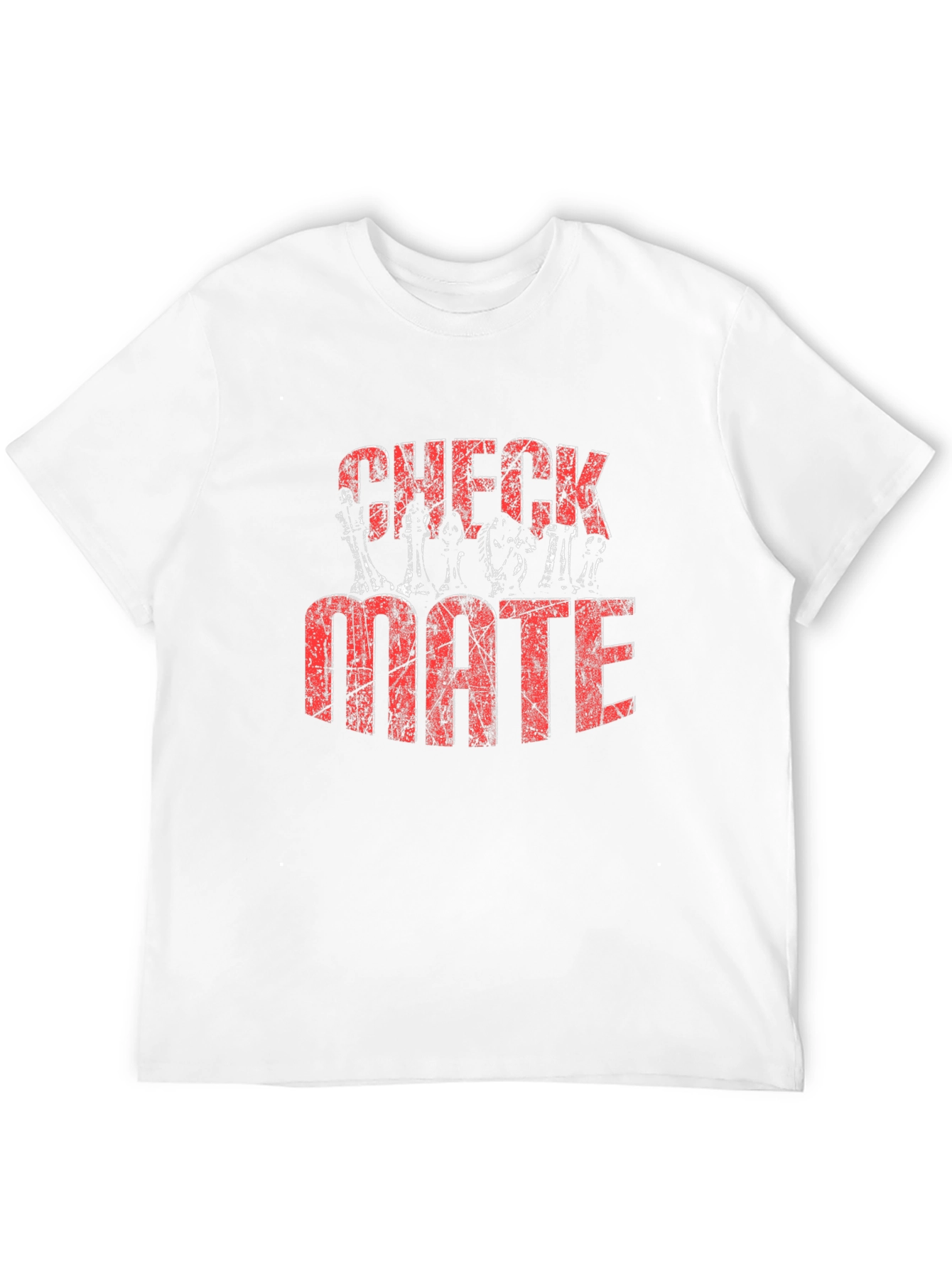 Checkmate Graphic Print Black T-Shirt