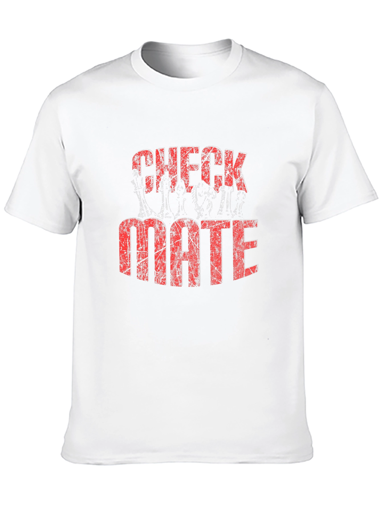 Checkmate Graphic Print Black T-Shirt