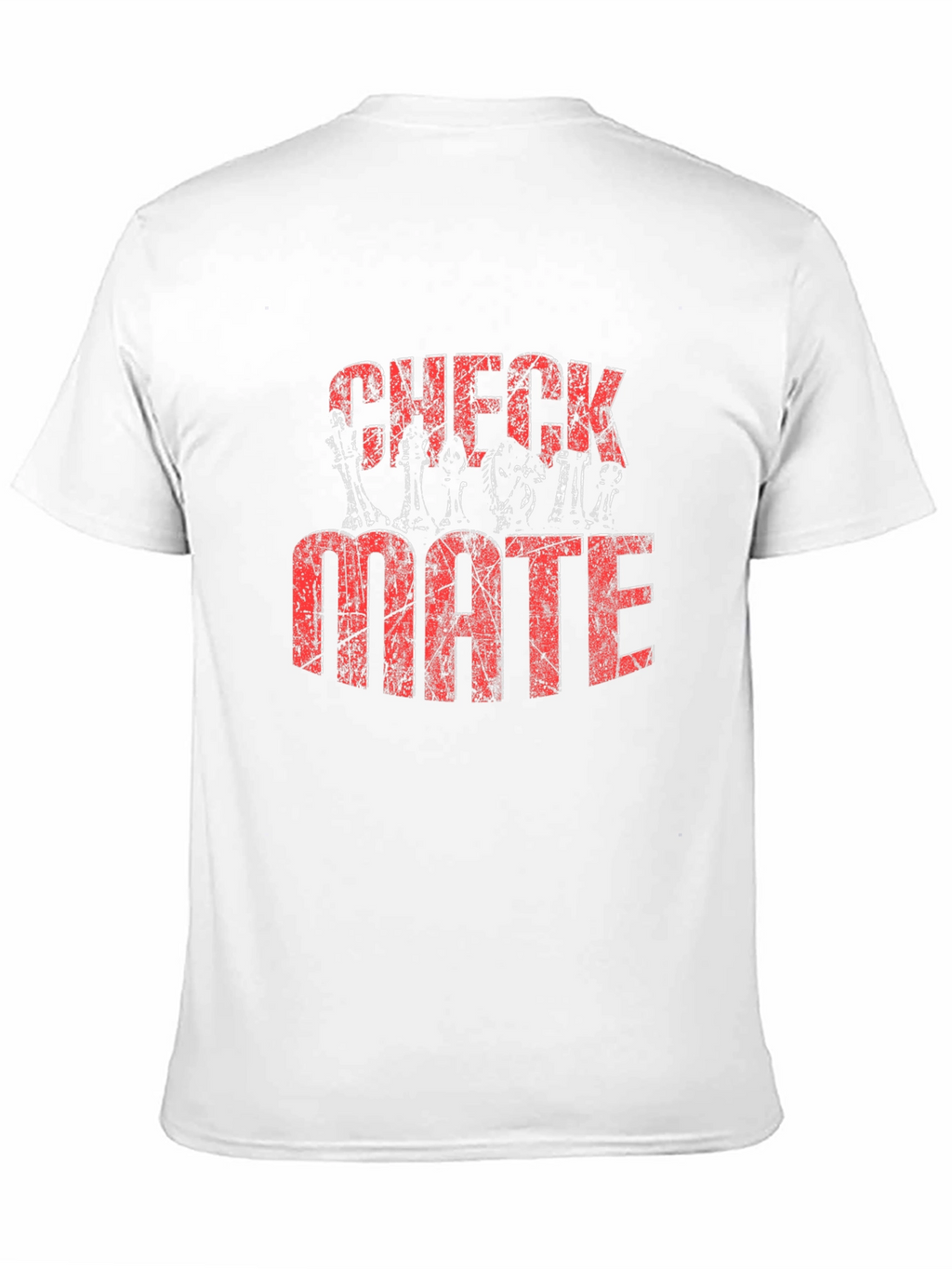 Checkmate Graphic Print Black T-Shirt