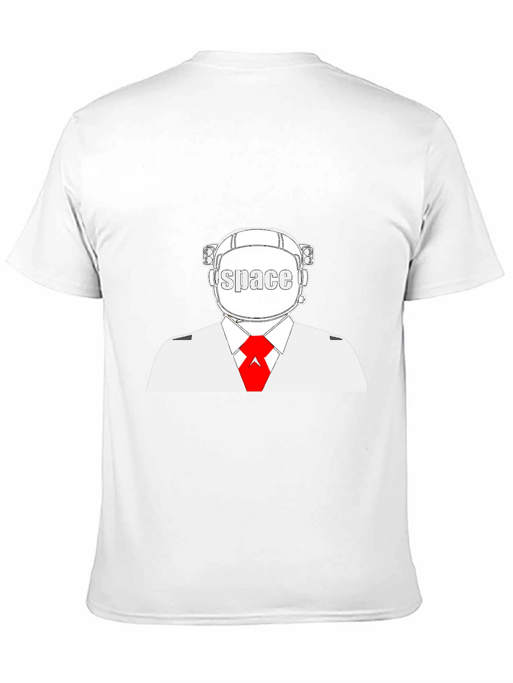 Space Man Black T-Shirt - Unique Graphic Tee