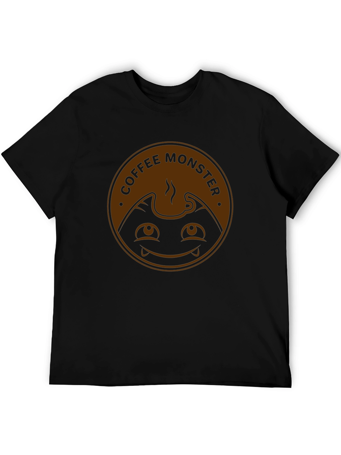 Coffee Monster Graphic Tee - Black T-Shirt