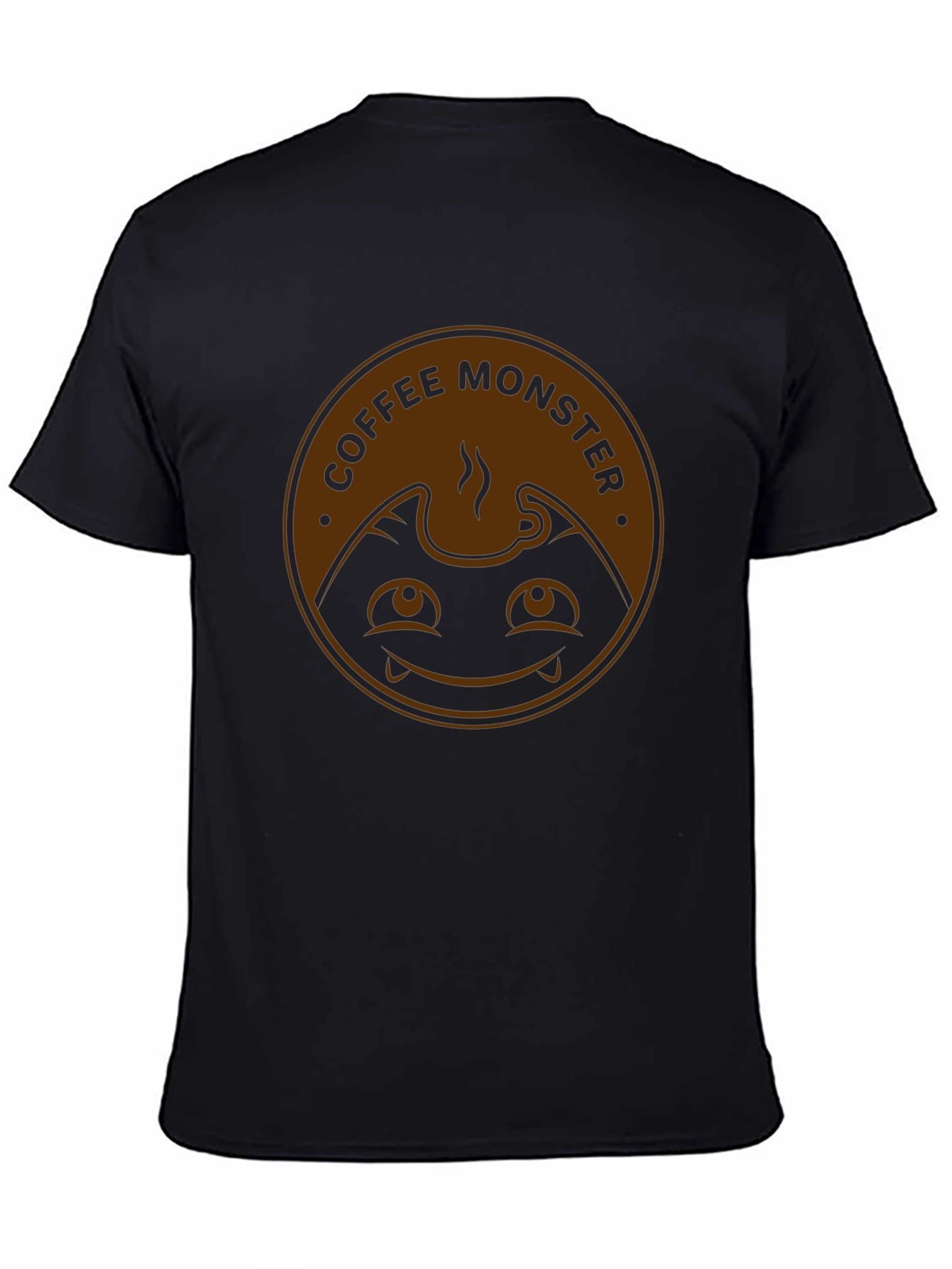 Coffee Monster Graphic Tee - Black T-Shirt
