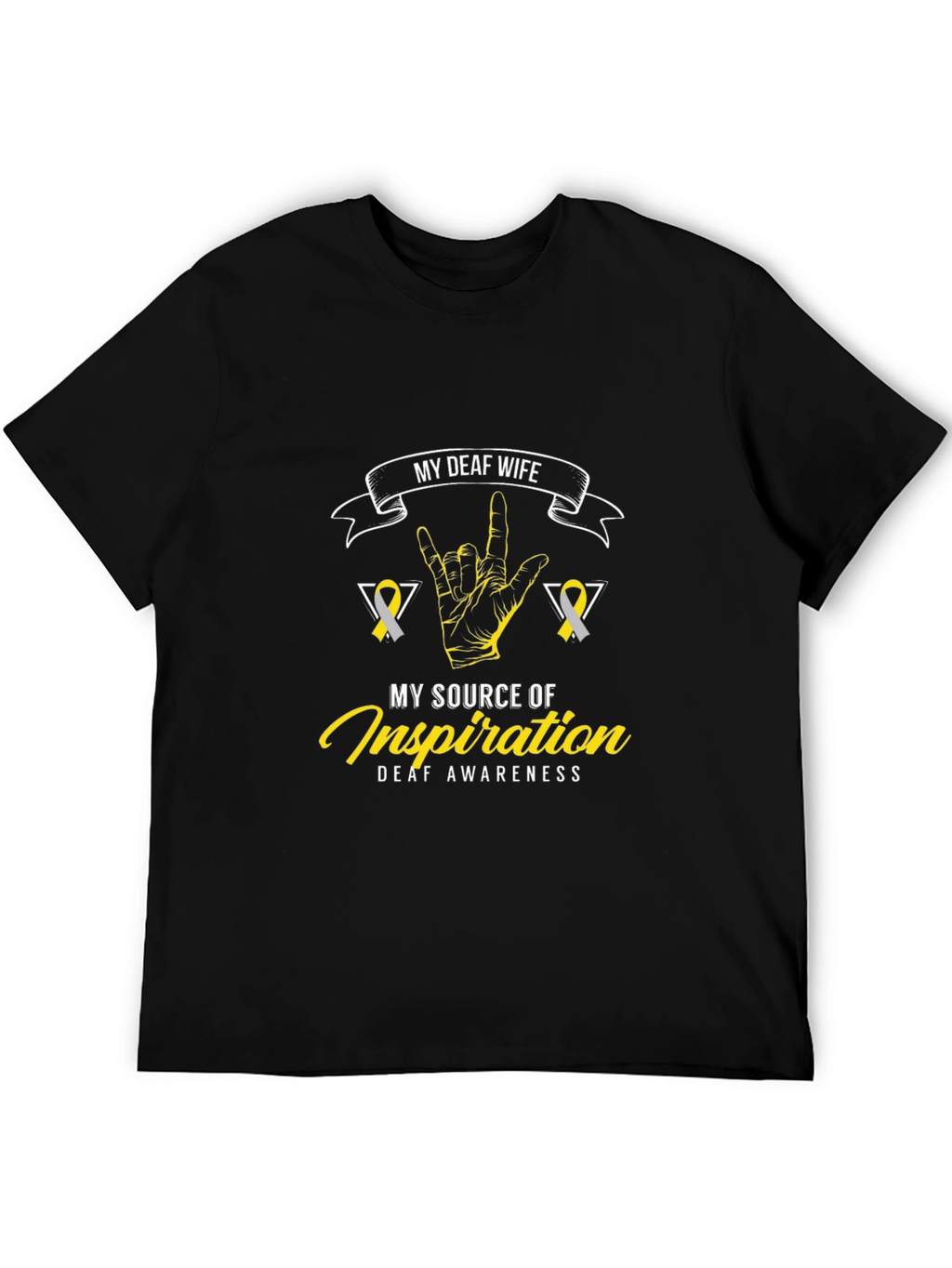 Deaf Wife Inspiration T-Shirt