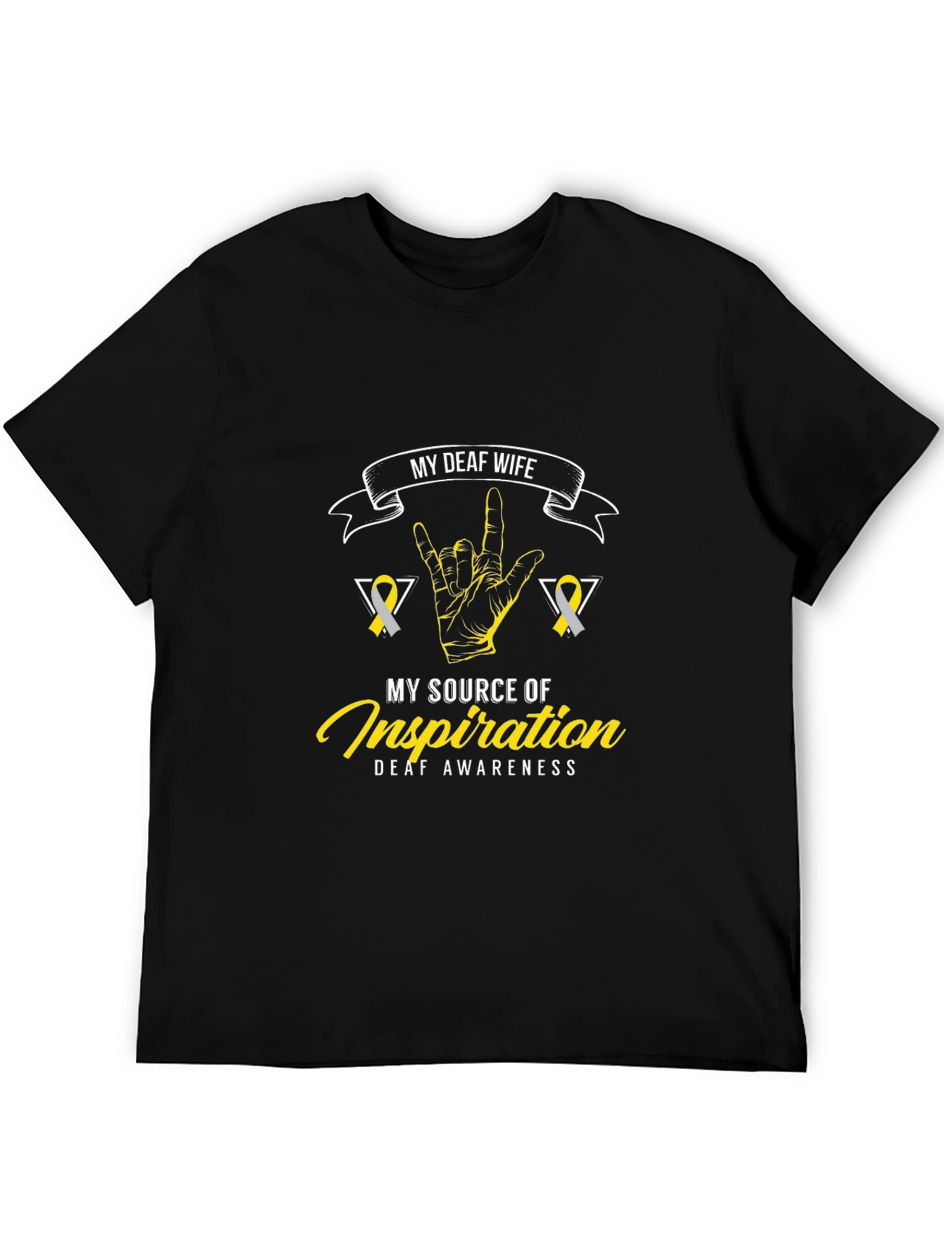 Deaf Wife Inspiration T-Shirt