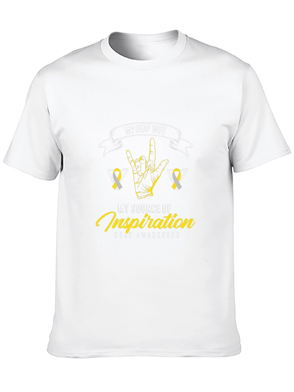 Deaf Wife Inspiration T-Shirt