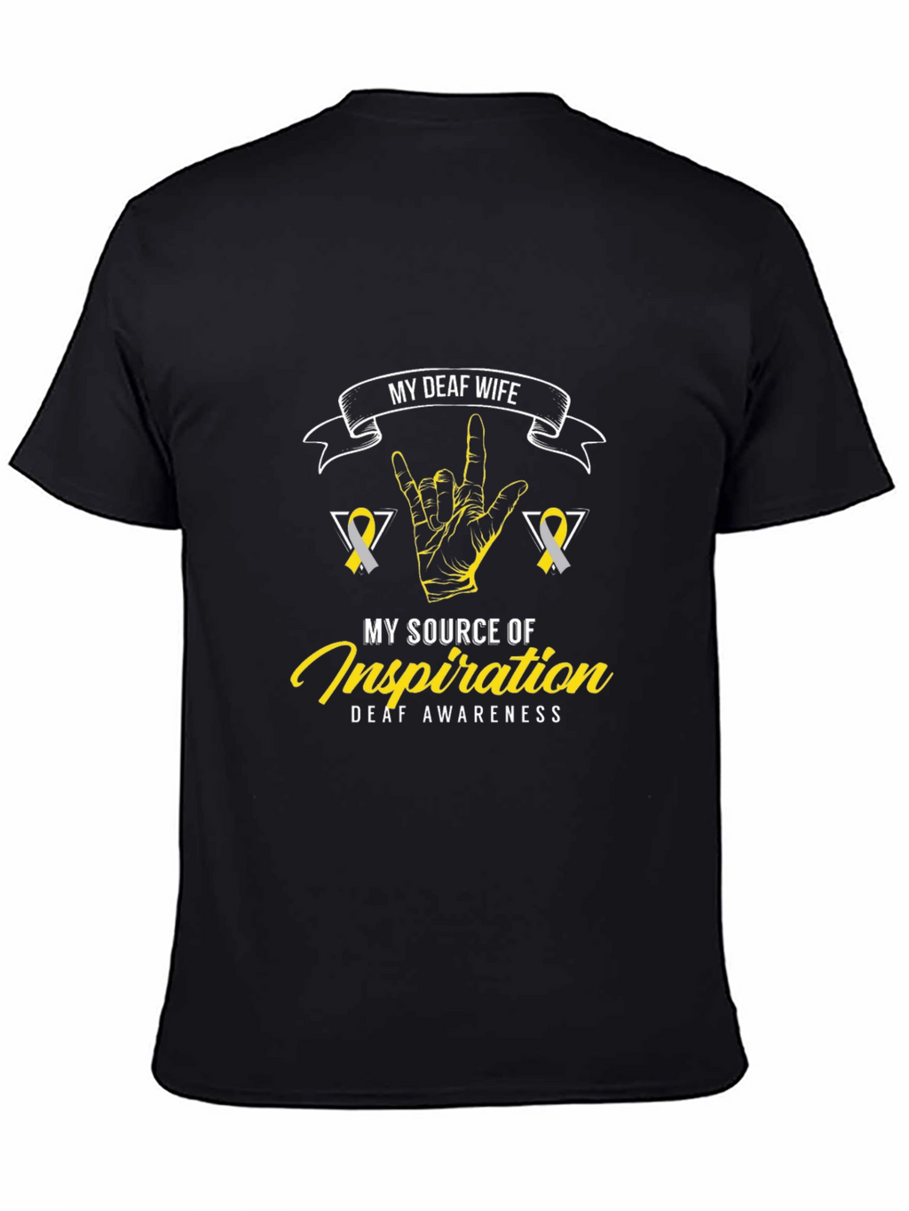 Deaf Wife Inspiration T-Shirt