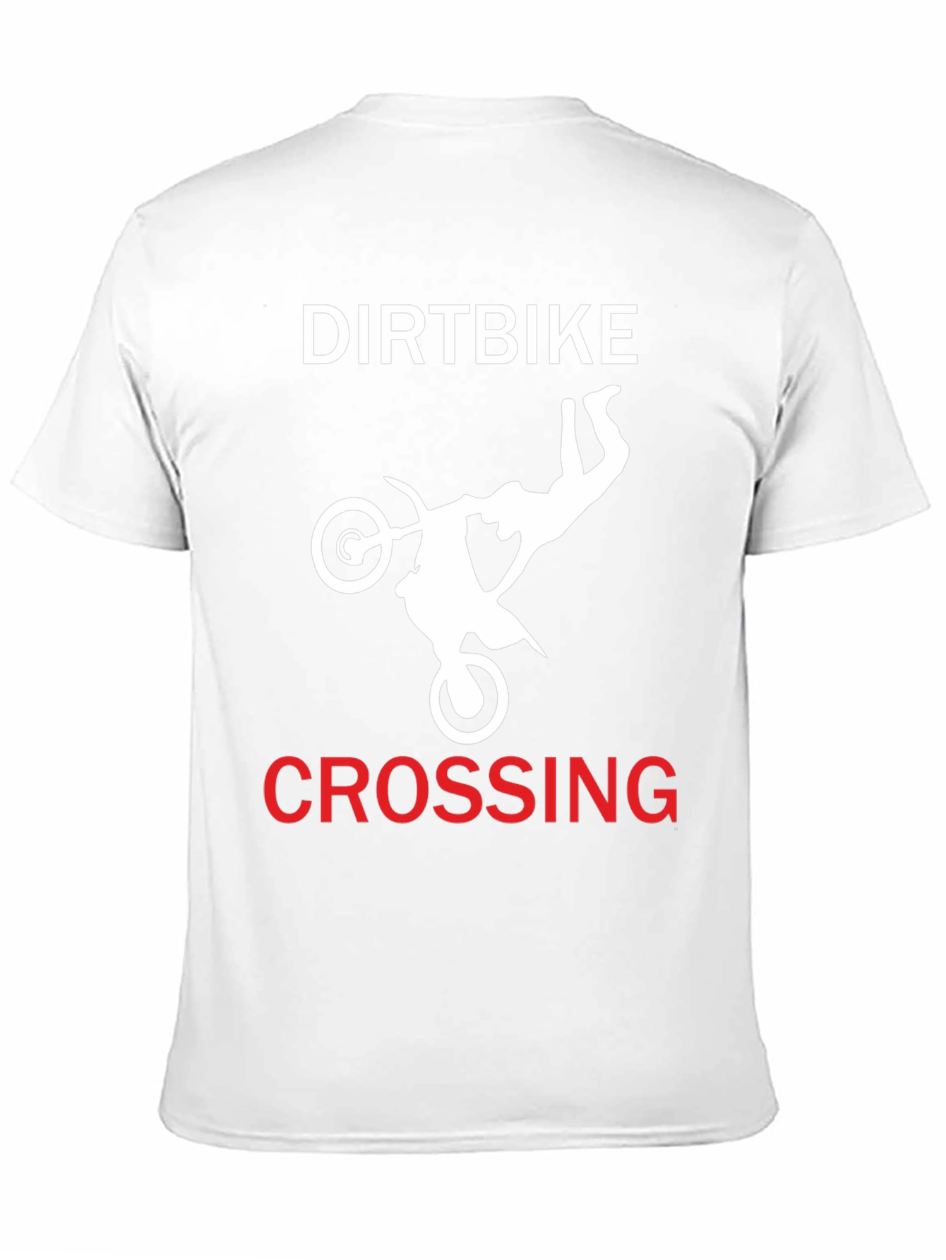 Dirtbike Crossing Graphic Tee - Black