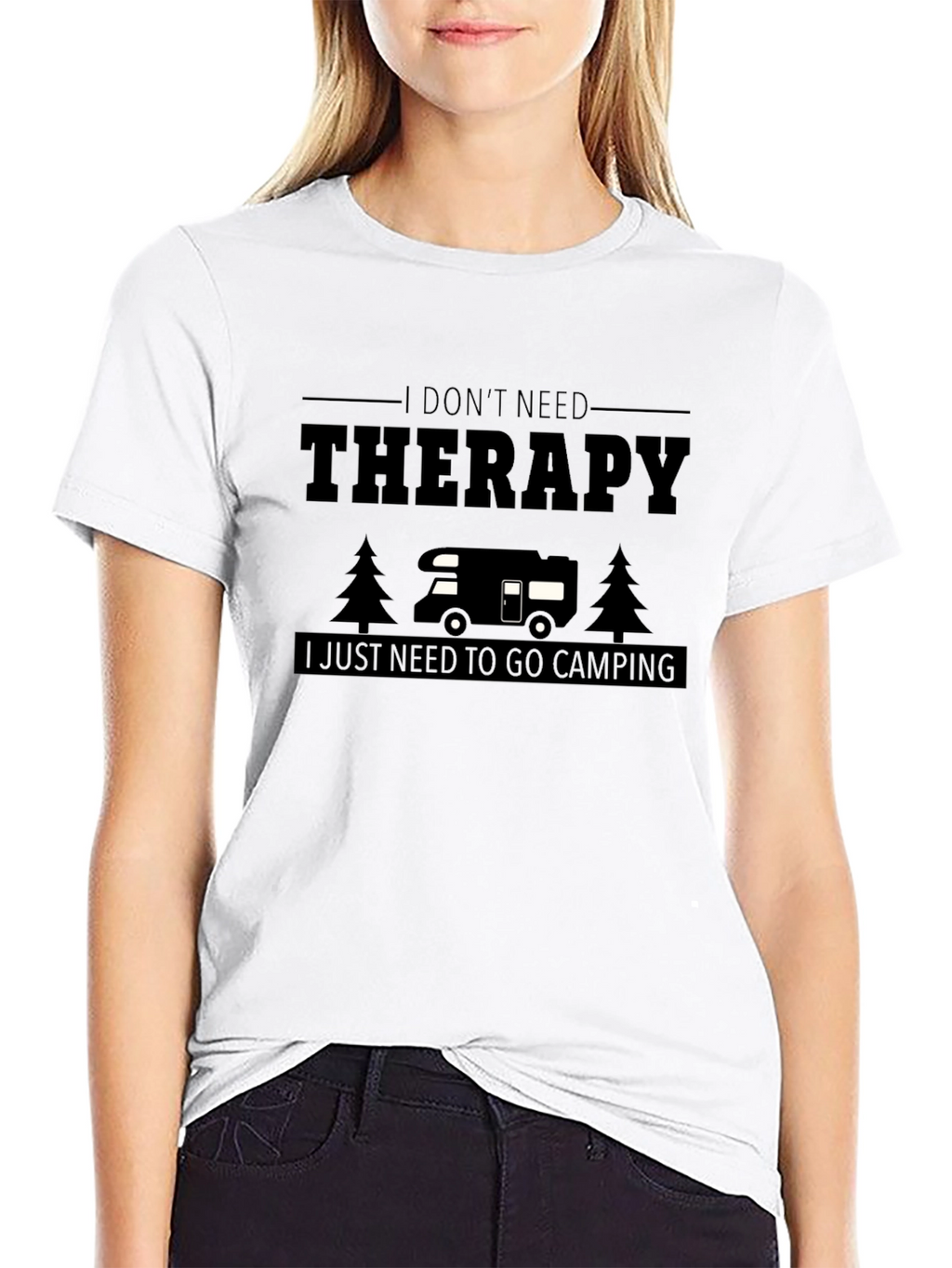 Camping Therapy T-Shirt: Relax Outdoors