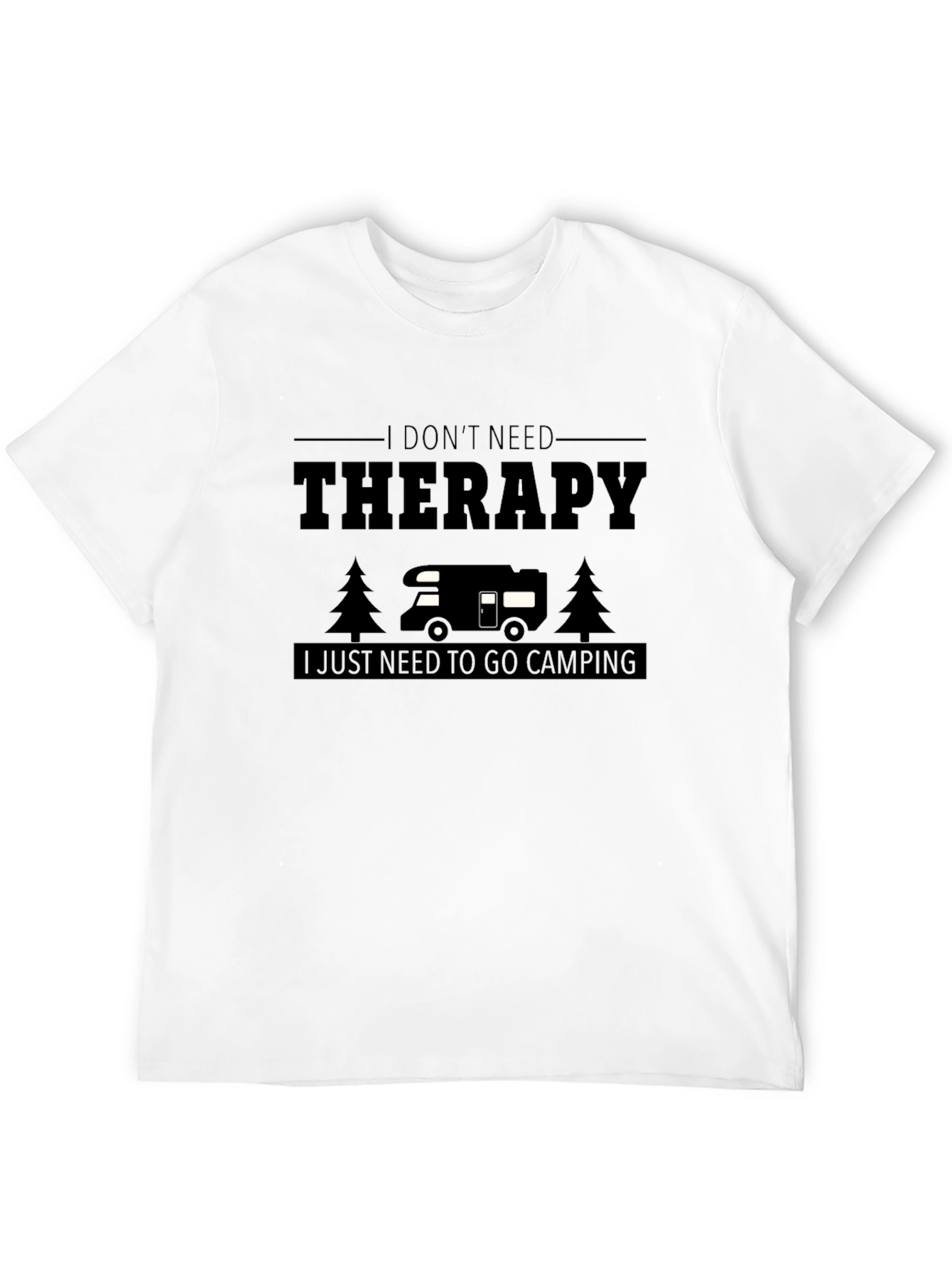 Camping Therapy T-Shirt: Relax Outdoors