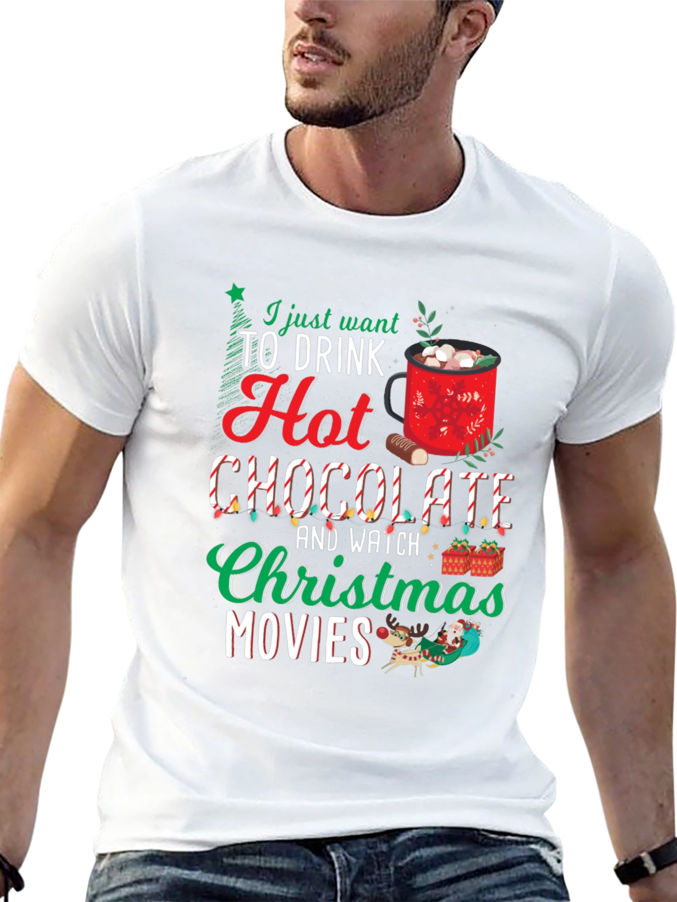 Holiday Hot Chocolate Movie T-Shirt