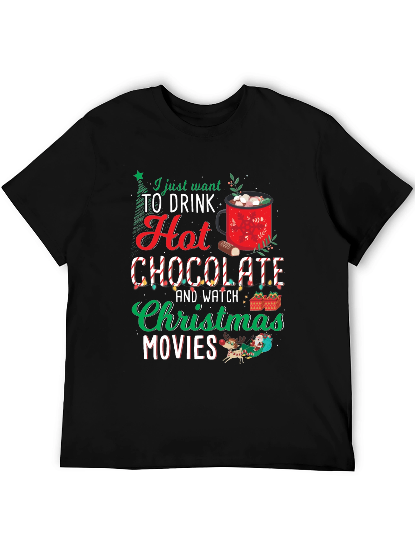 Holiday Hot Chocolate Movie T-Shirt