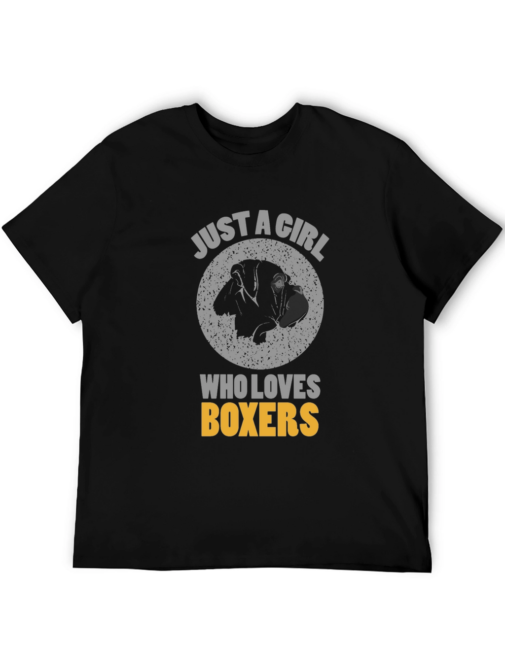 Girl Loves Boxers Dog Breed T-Shirt