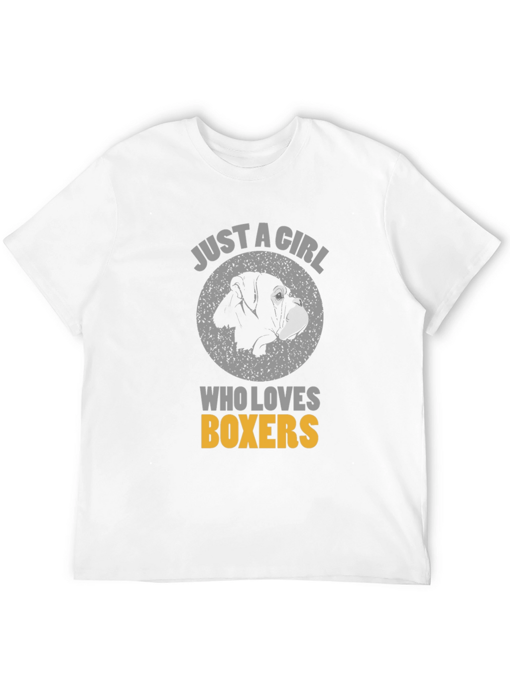 Girl Loves Boxers Dog Breed T-Shirt