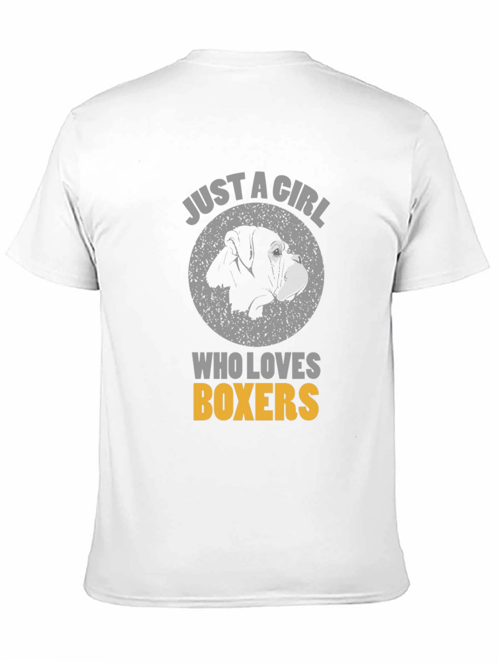 Girl Loves Boxers Dog Breed T-Shirt