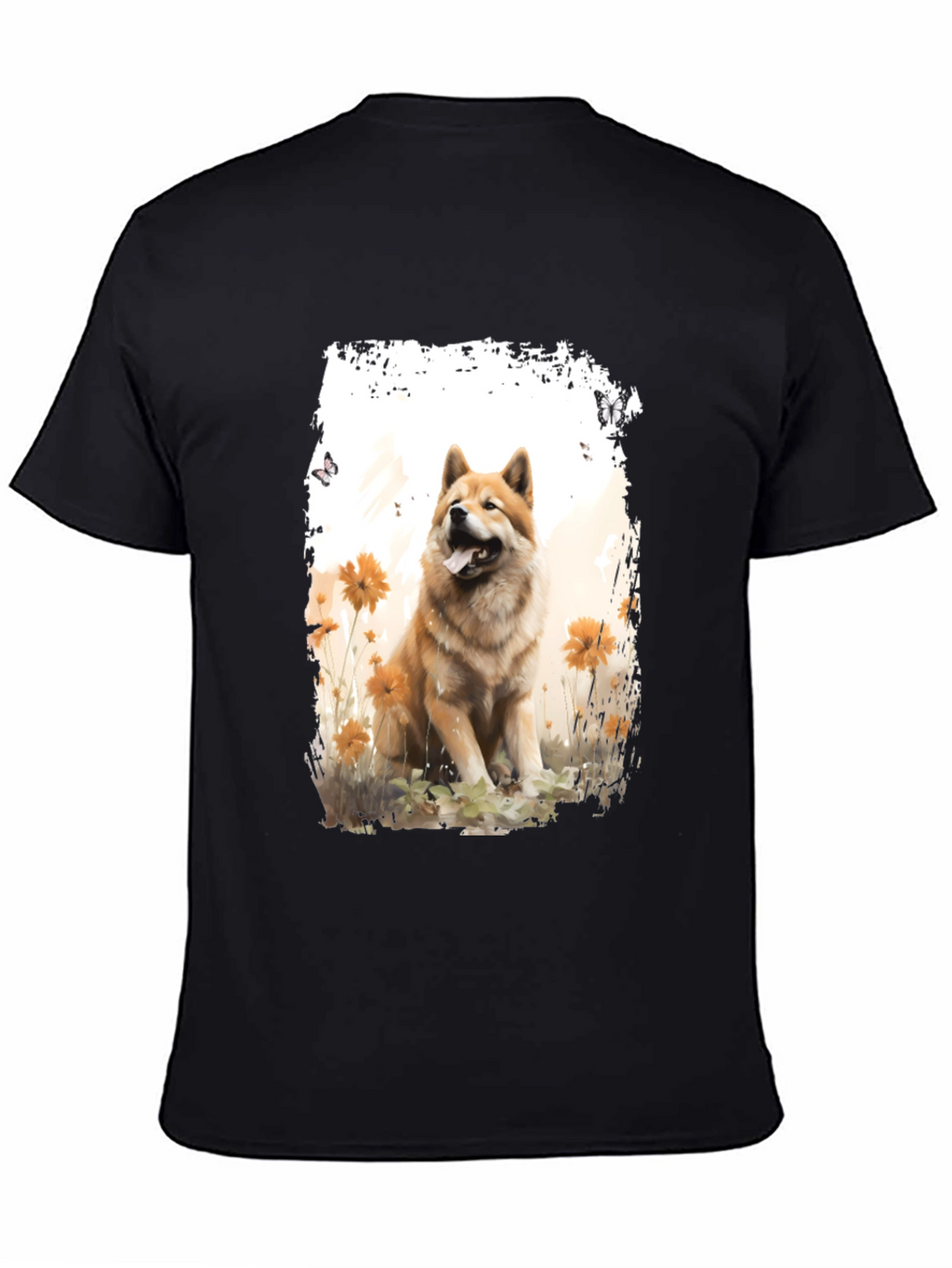 Dog Art Black T-Shirt