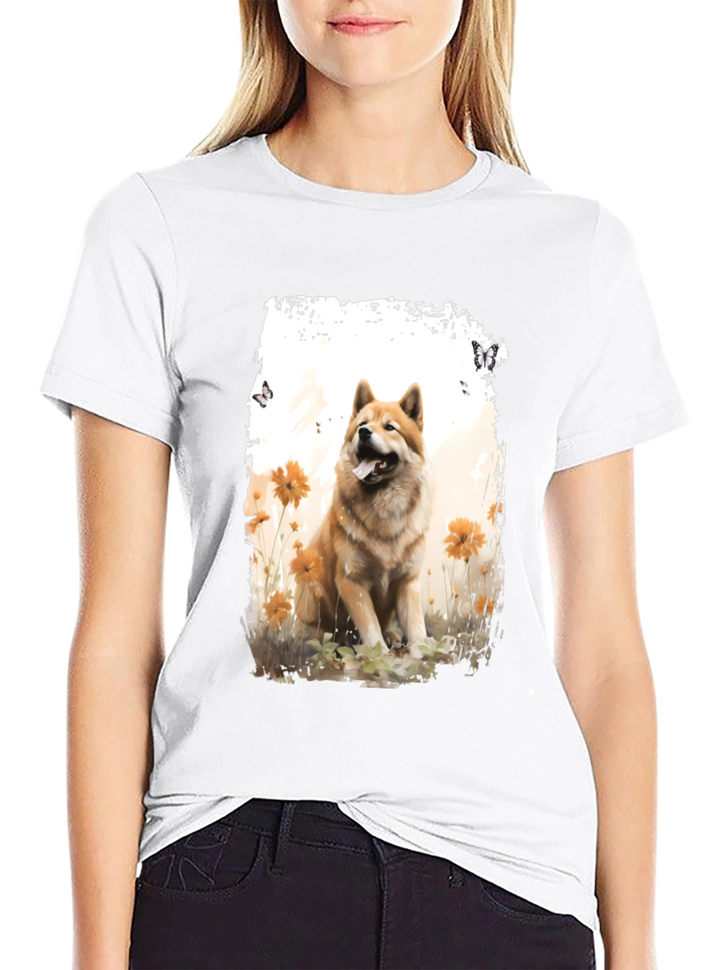 Dog Art Black T-Shirt