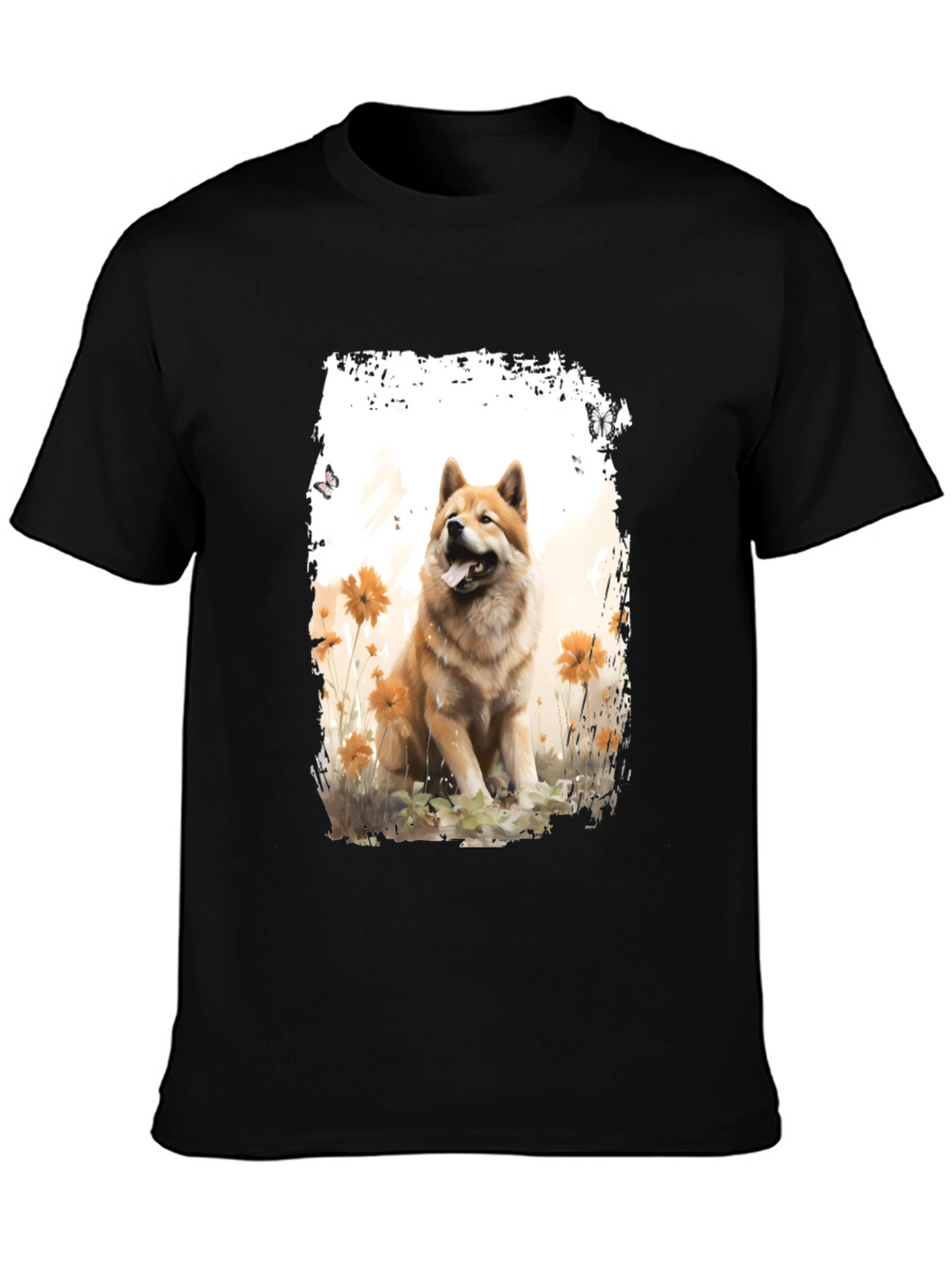 Dog Art Black T-Shirt