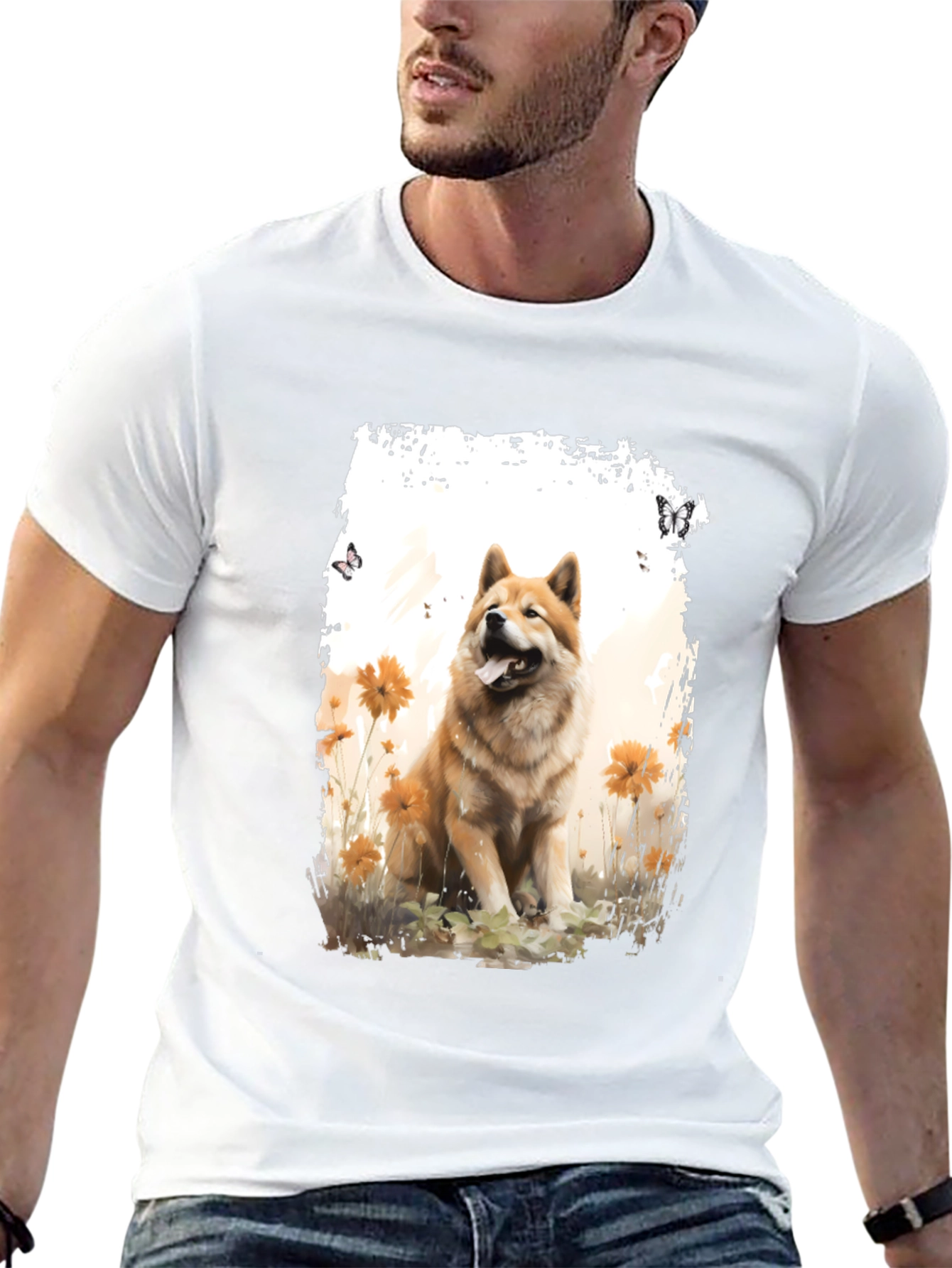 Dog Art Black T-Shirt