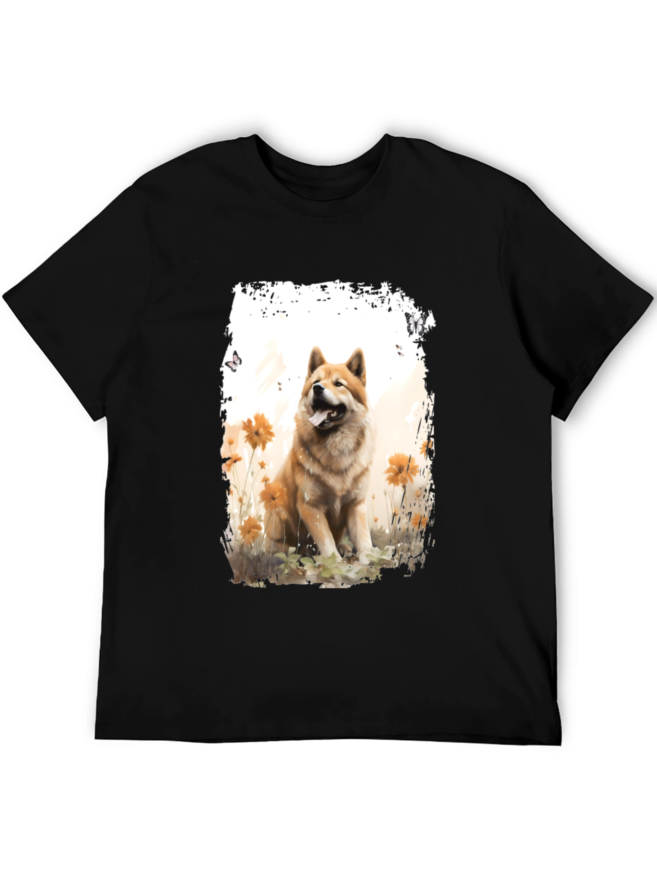 Dog Art Black T-Shirt