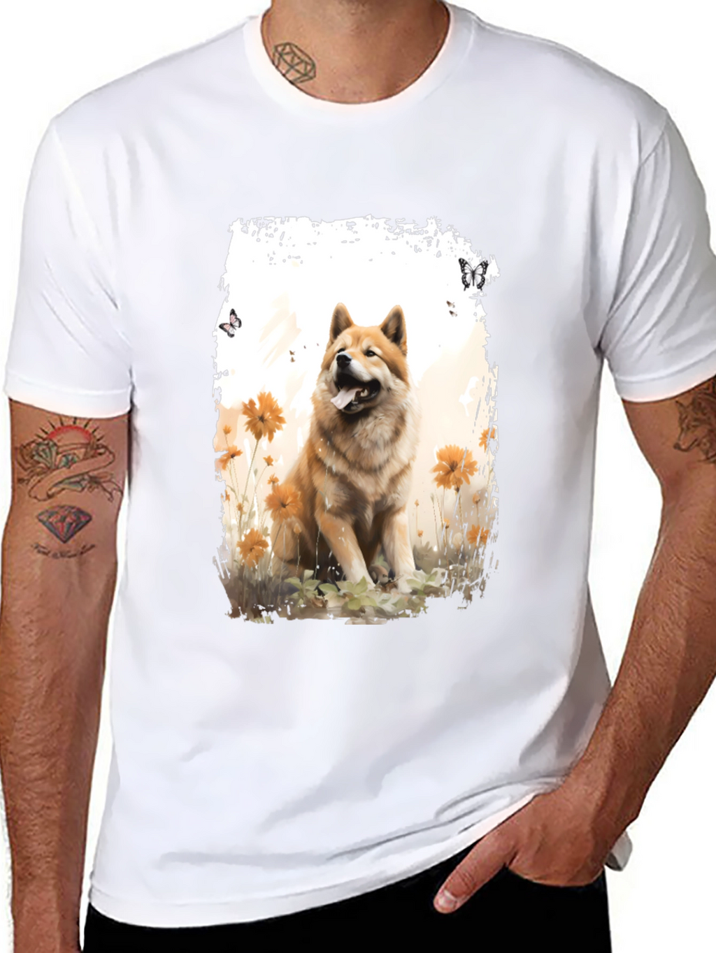 Dog Art Black T-Shirt