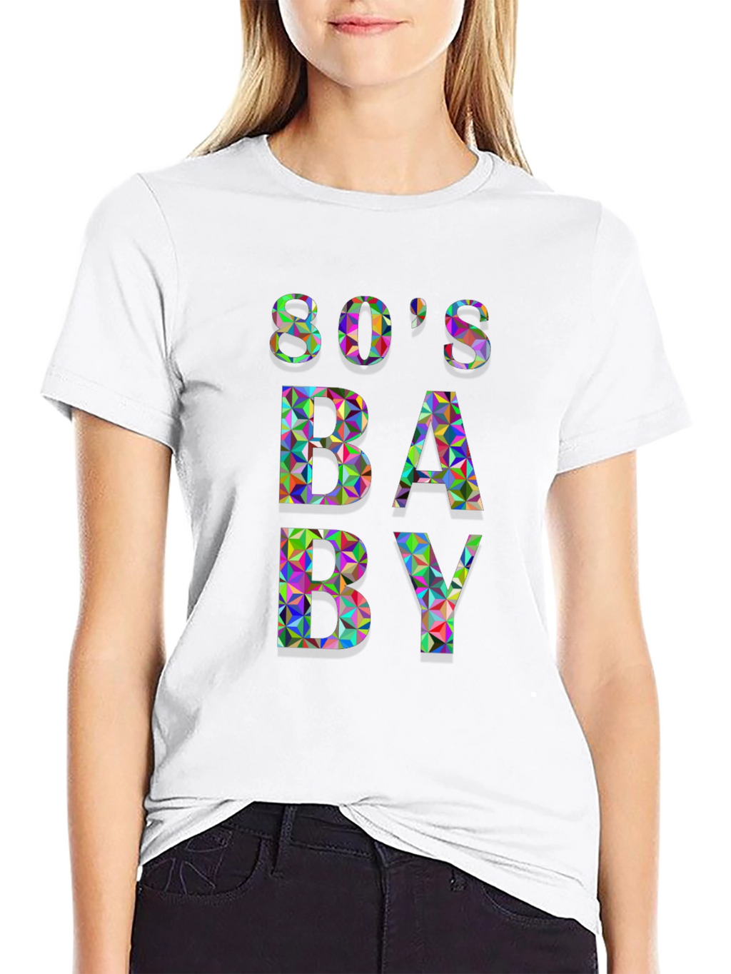 80s Baby Graphic T-Shirt - Retro Design