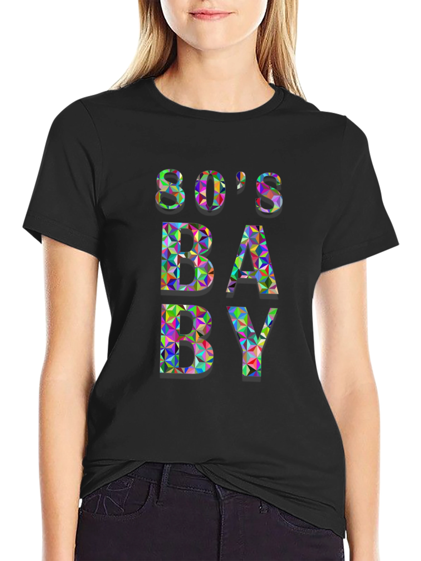 80s Baby Graphic T-Shirt - Retro Design
