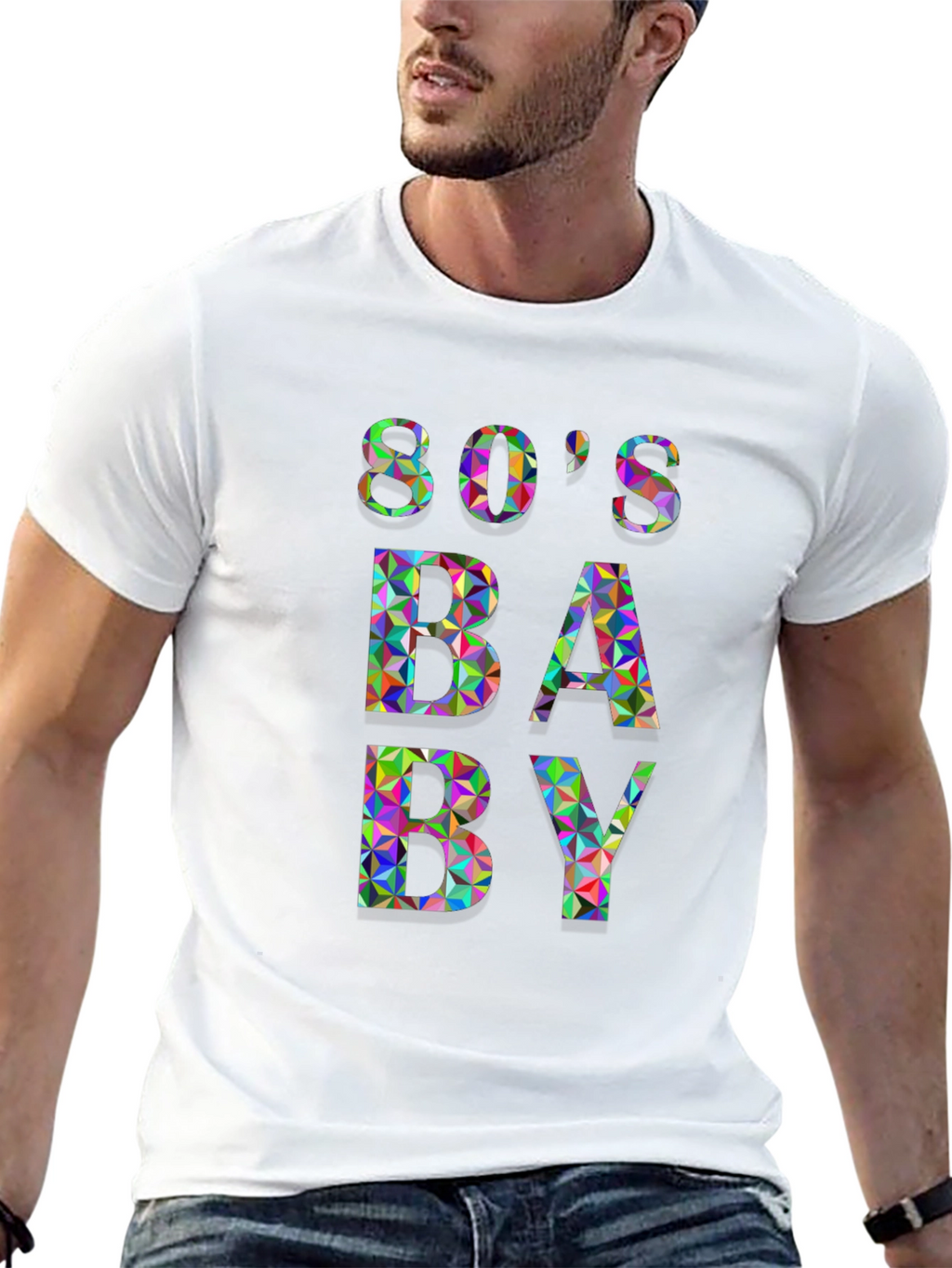 80s Baby Graphic T-Shirt - Retro Design