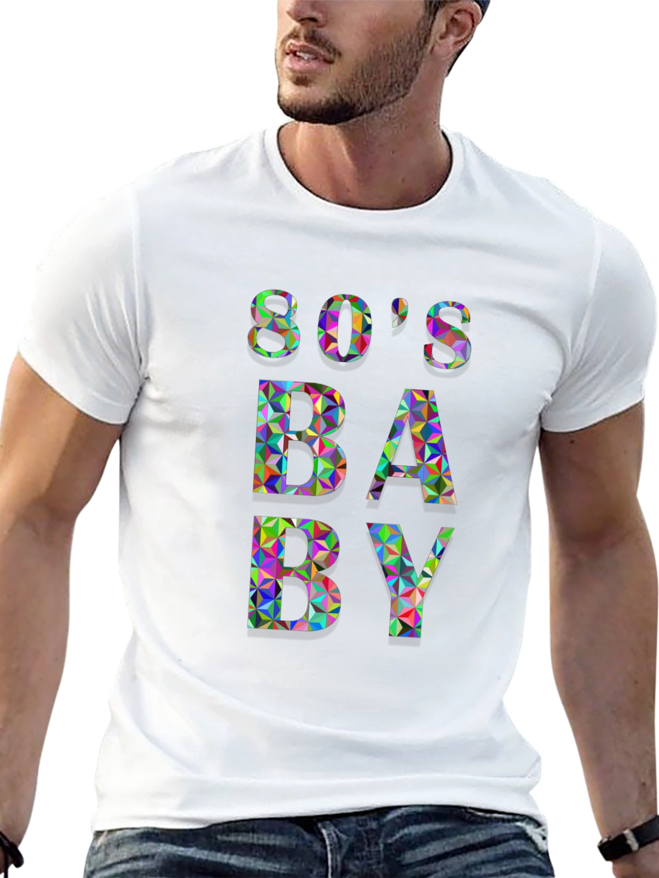 80s Baby Graphic T-Shirt - Retro Design