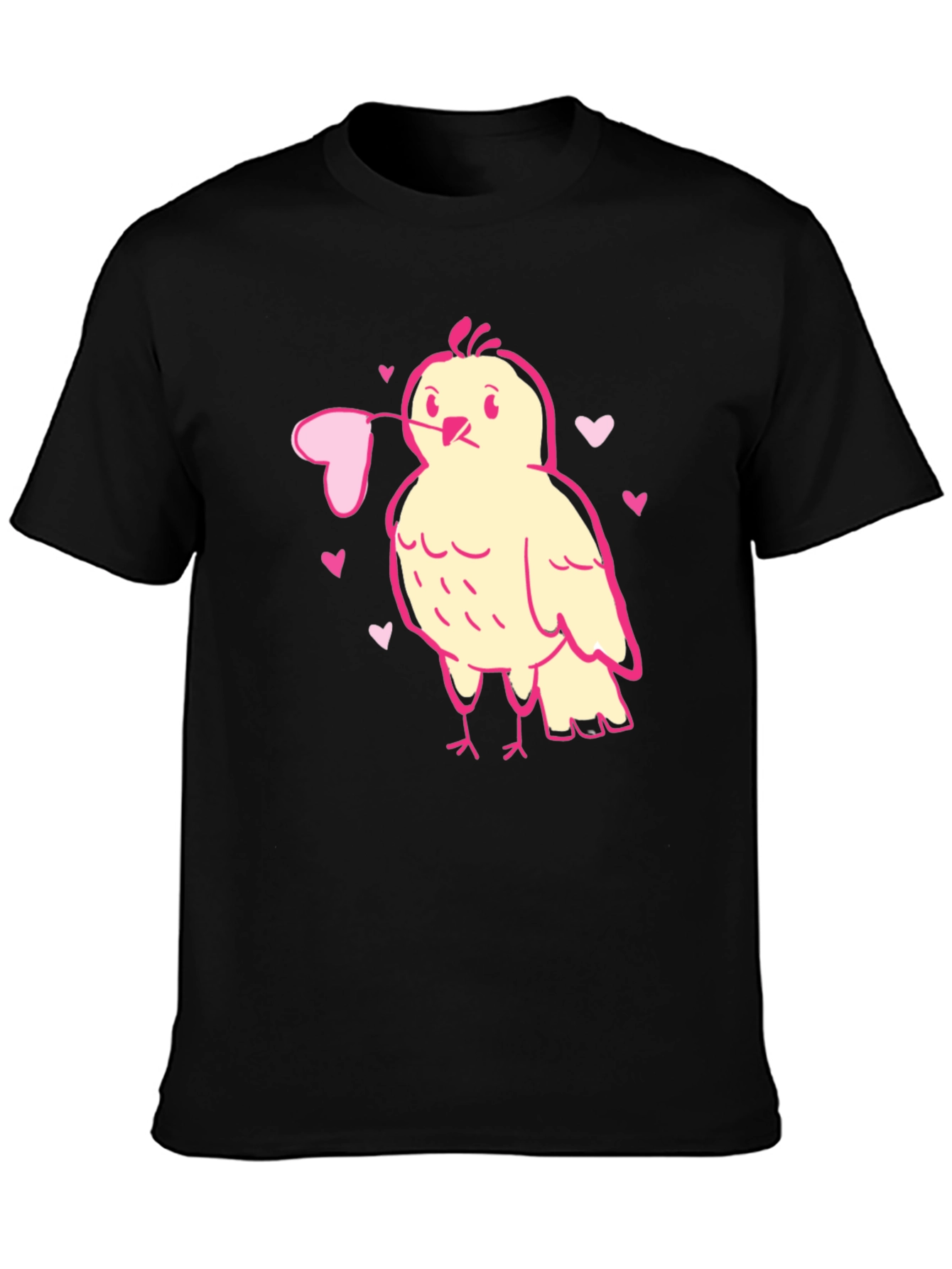 Valentines Day Bird Heart T-Shirt - Love Bird Tee