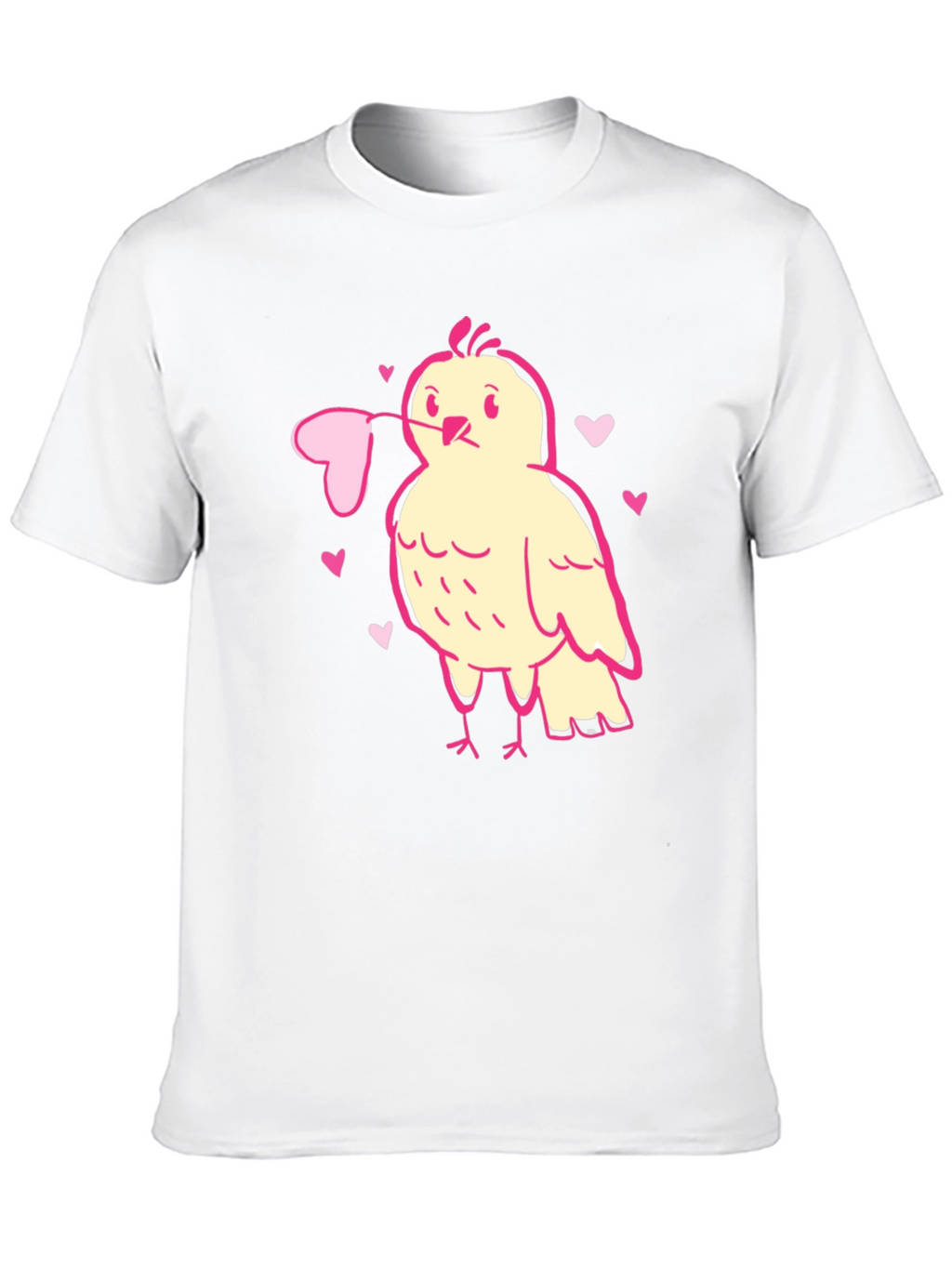 Valentines Day Bird Heart T-Shirt - Love Bird Tee