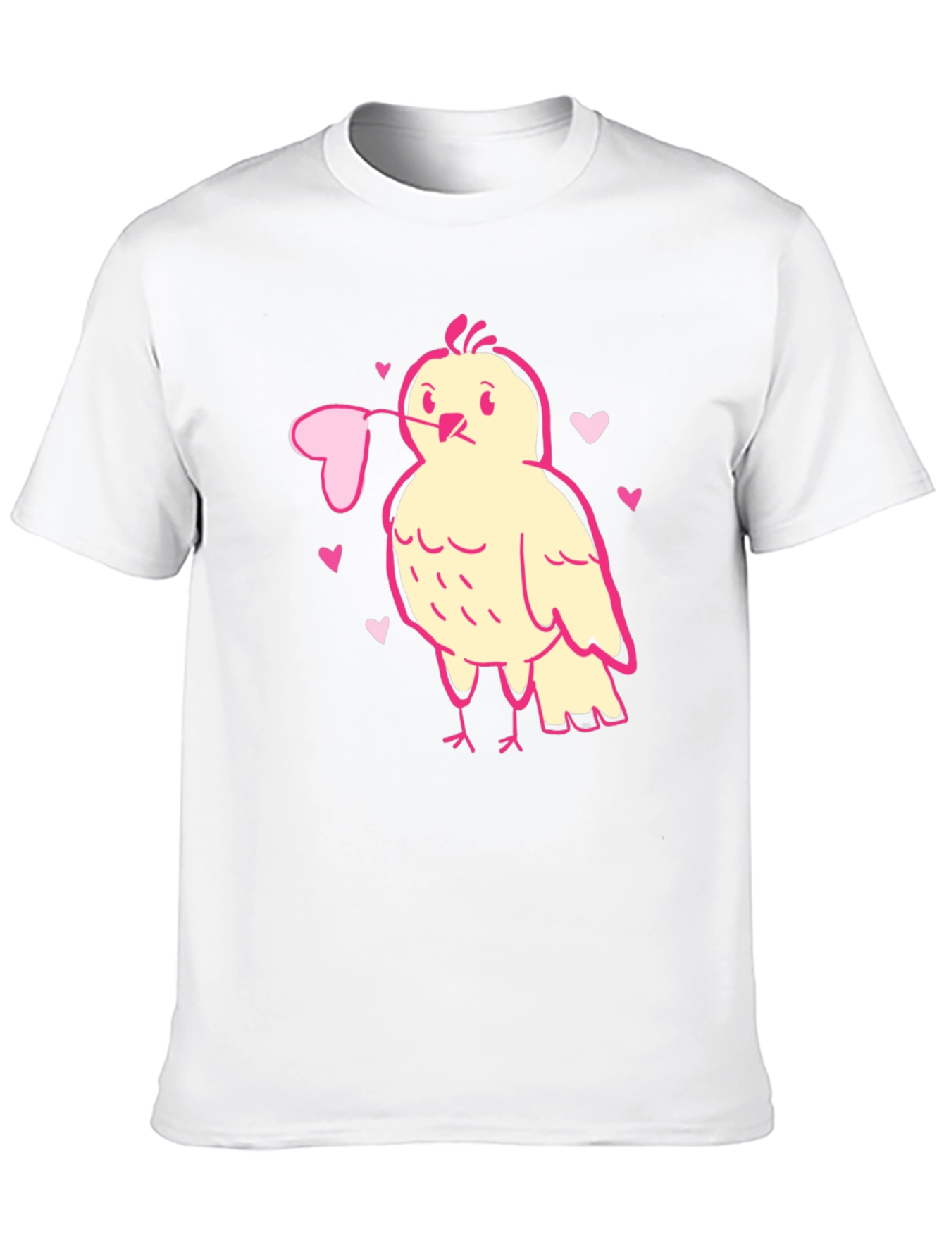 Valentines Day Bird Heart T-Shirt - Love Bird Tee