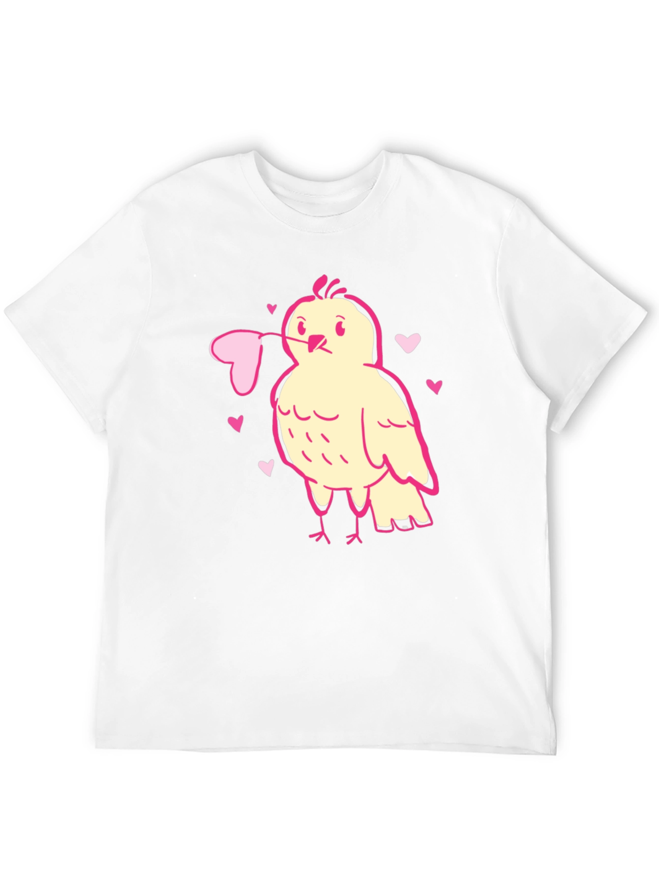 Valentines Day Bird Heart T-Shirt - Love Bird Tee