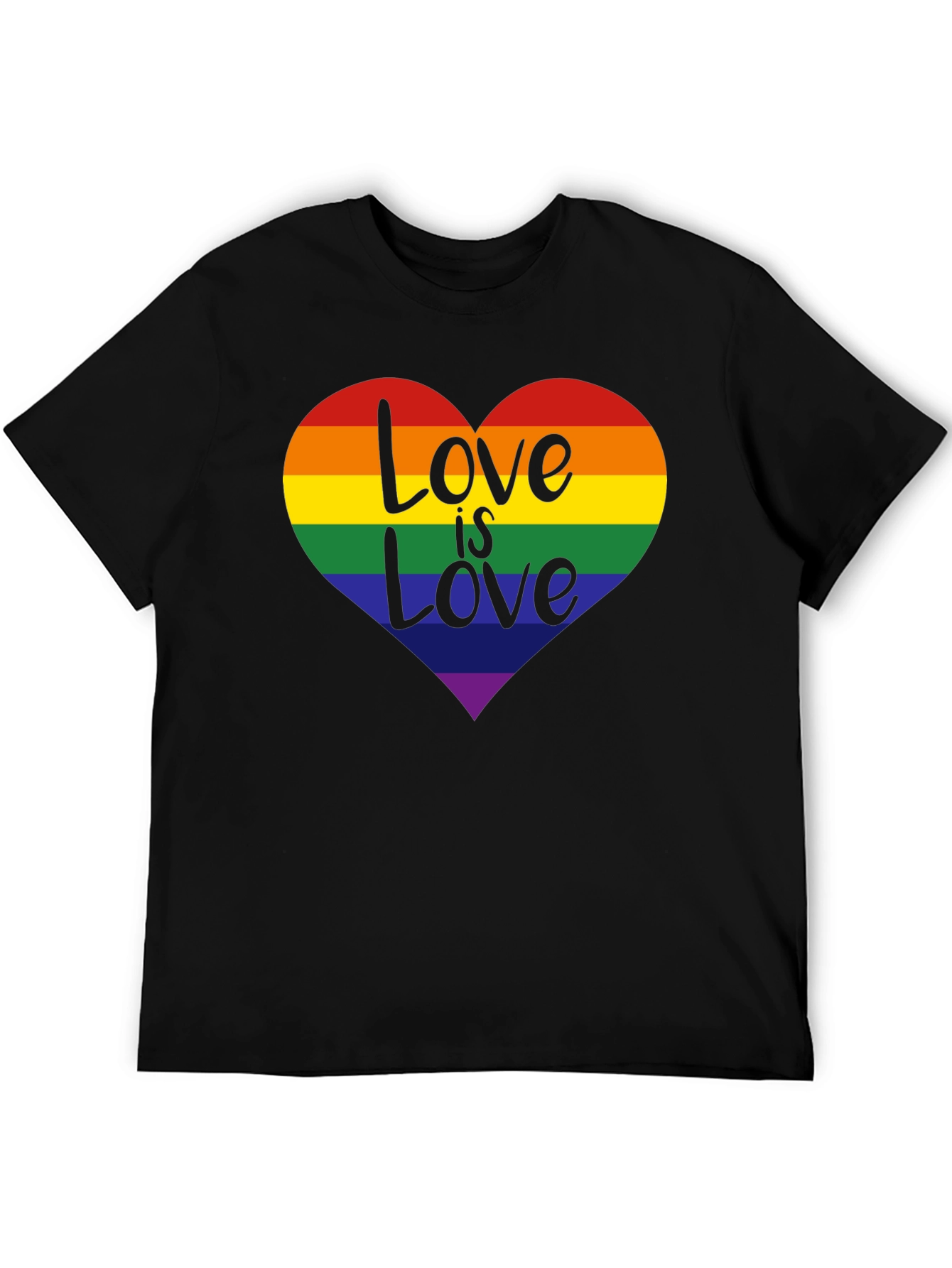 Love is Love Rainbow Heart T-Shirt