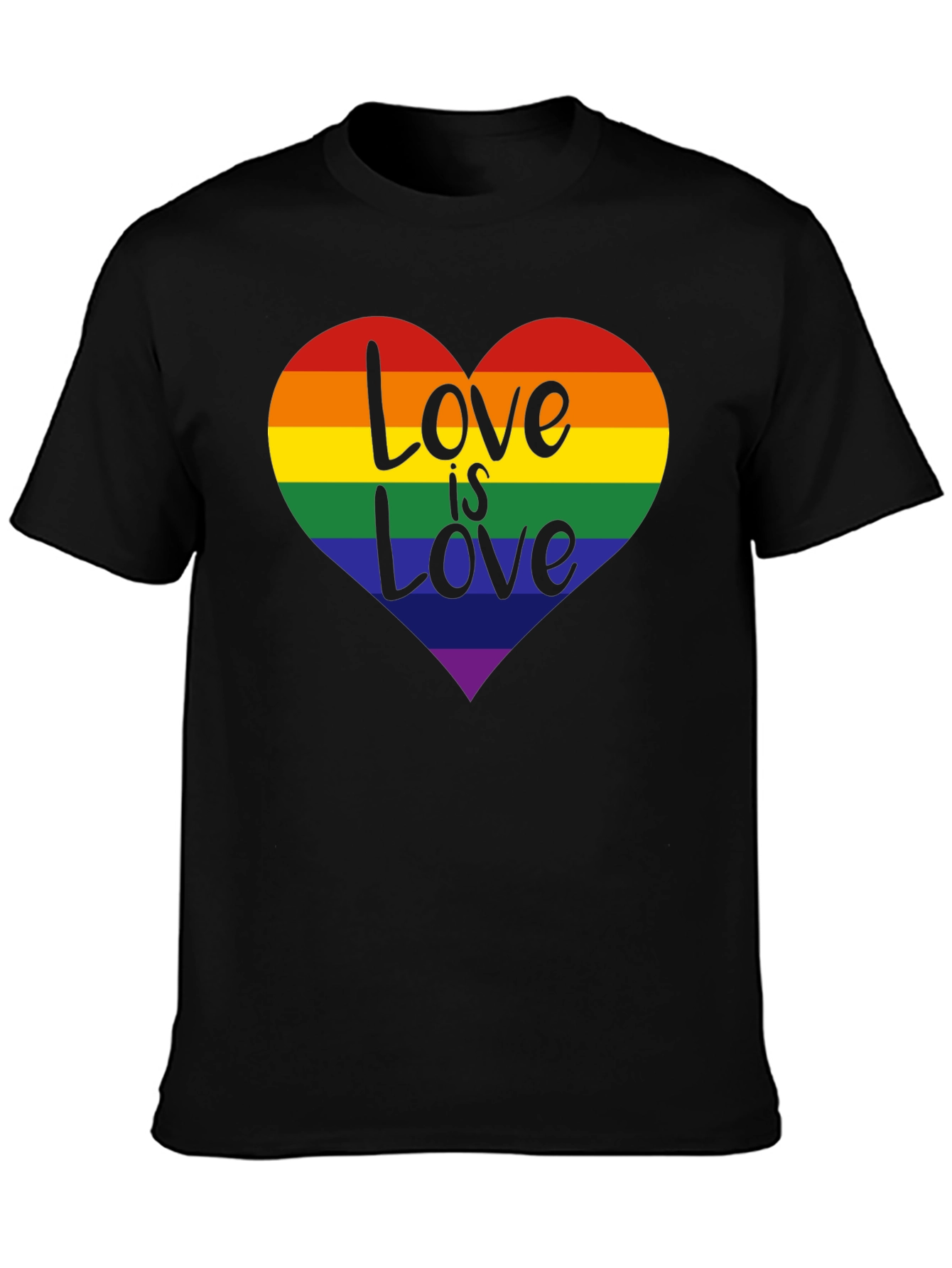 Love is Love Rainbow Heart T-Shirt
