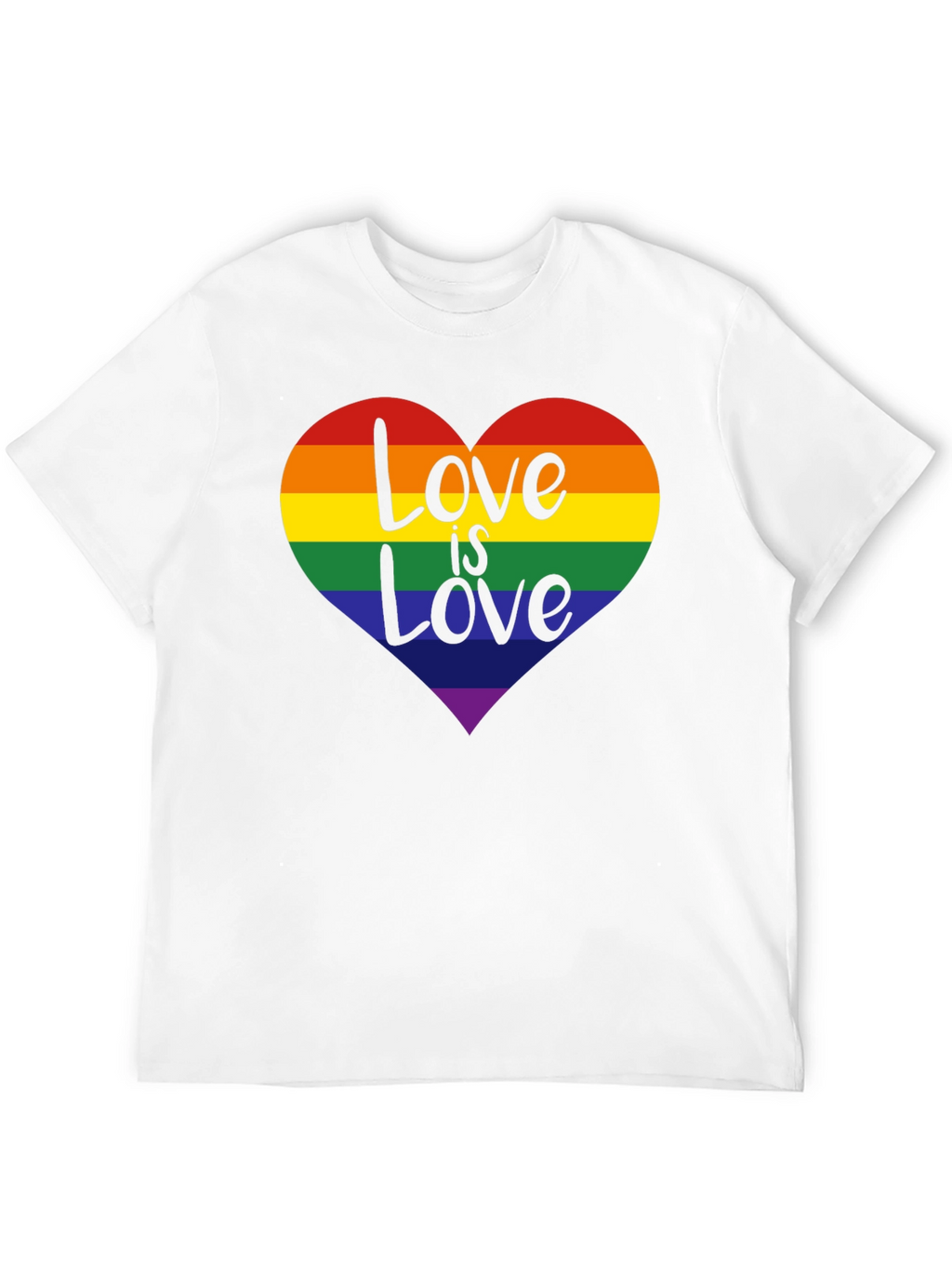 Love is Love Rainbow Heart T-Shirt