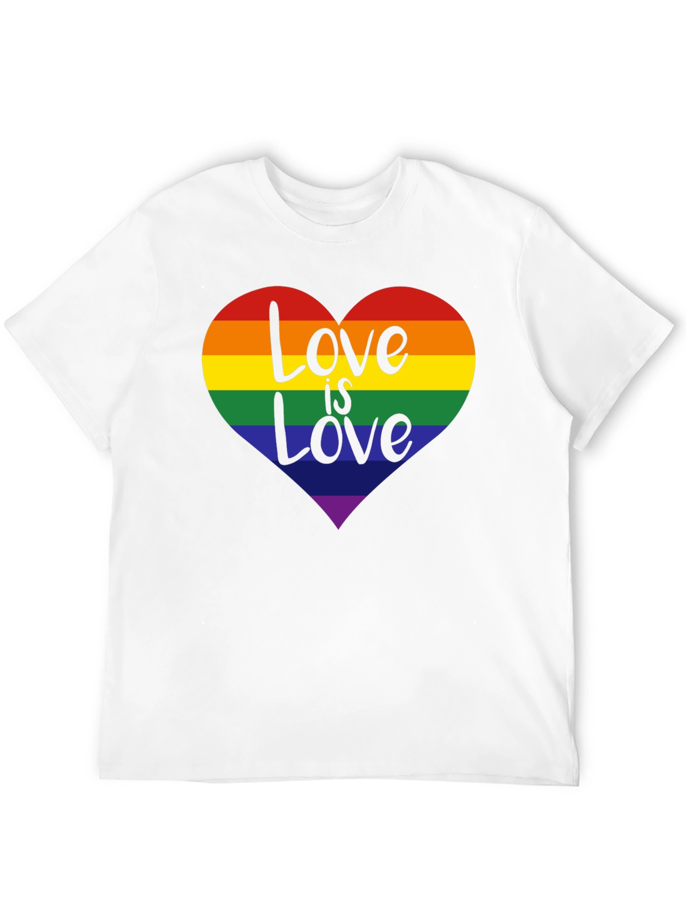 Love is Love Rainbow Heart T-Shirt