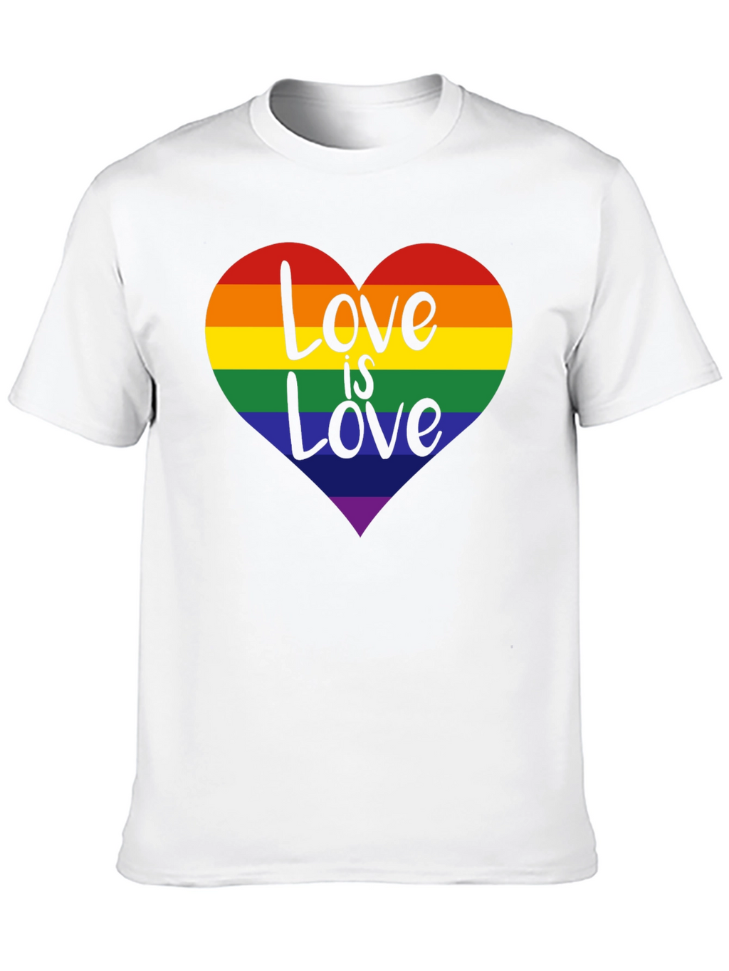 Love is Love Rainbow Heart T-Shirt