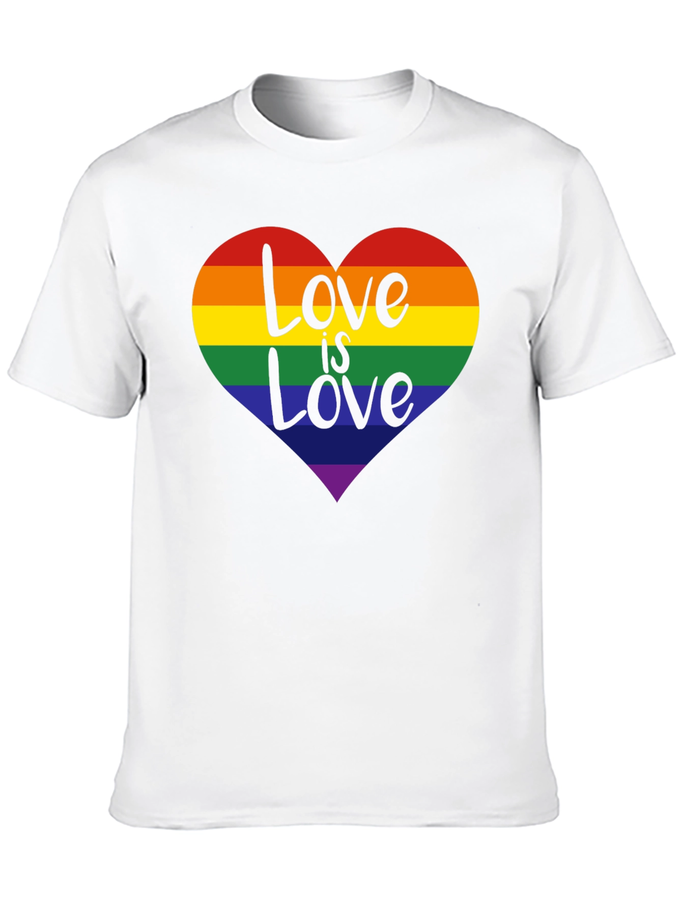 Love is Love Rainbow Heart T-Shirt